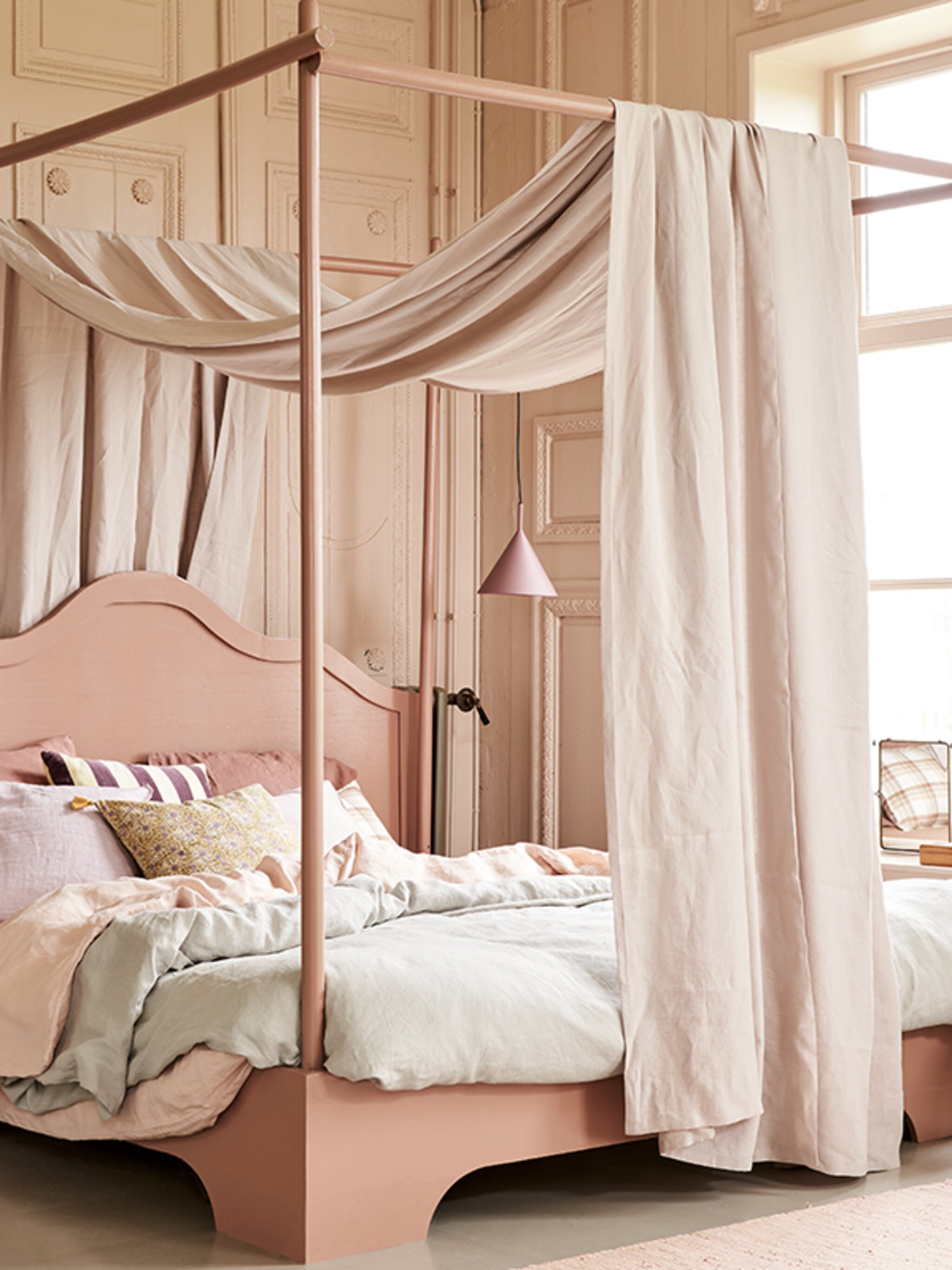 rose de kleur voor een warm en chic interieur
