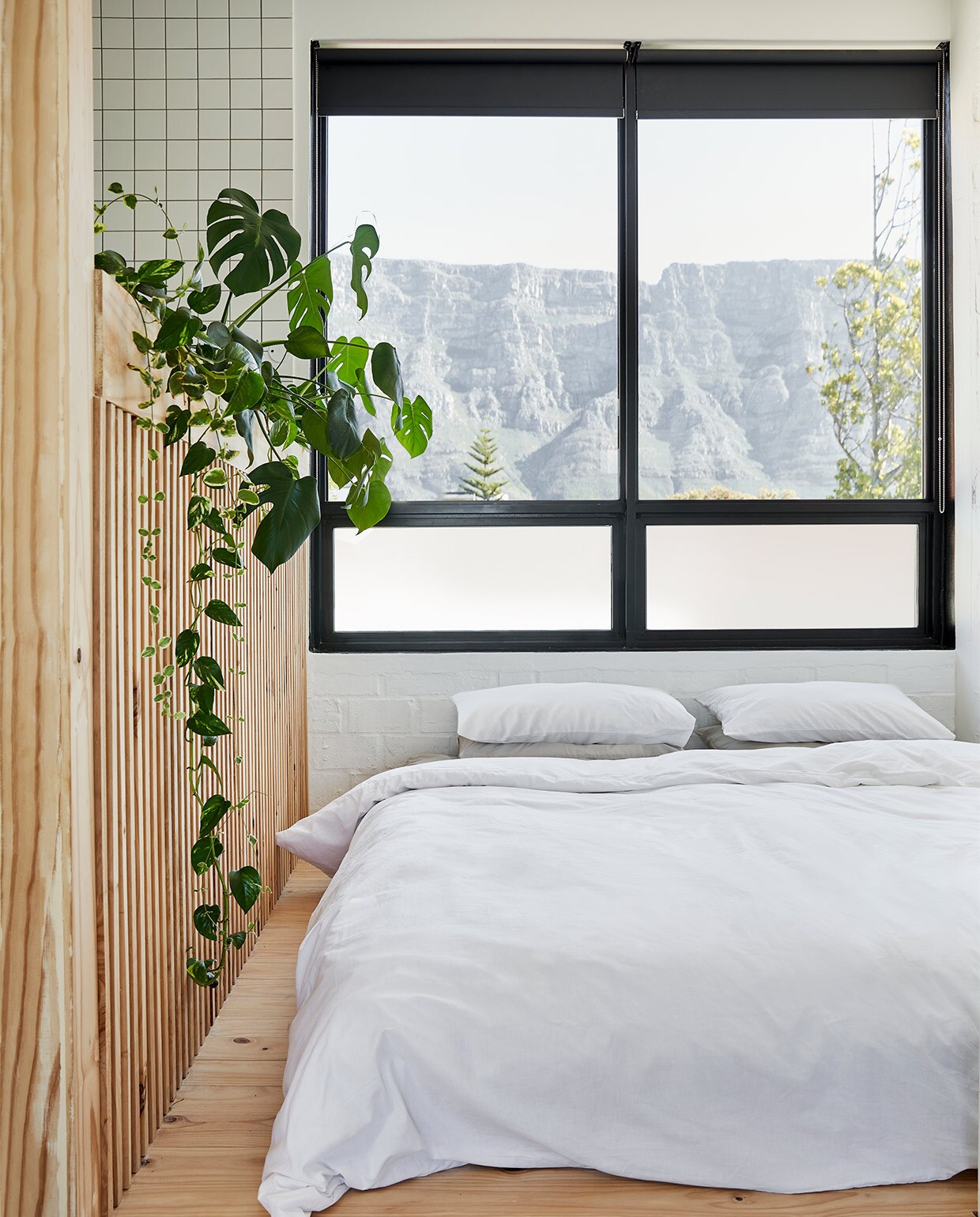 Bed zelfgemaakt.