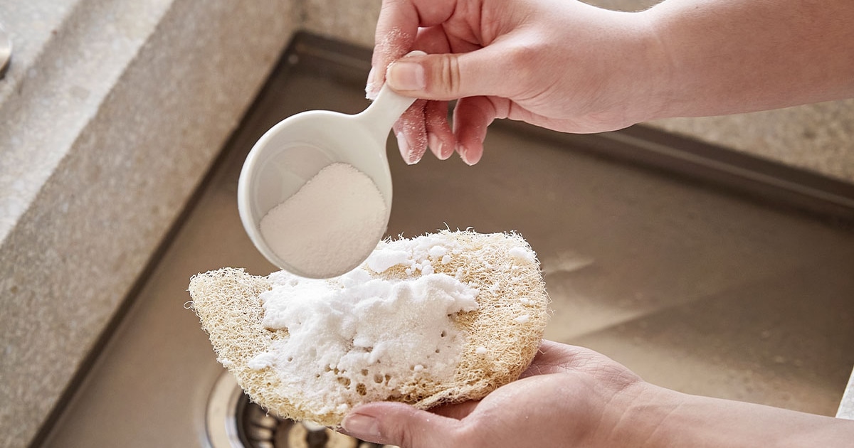 karaf schoonmaken met baking soda