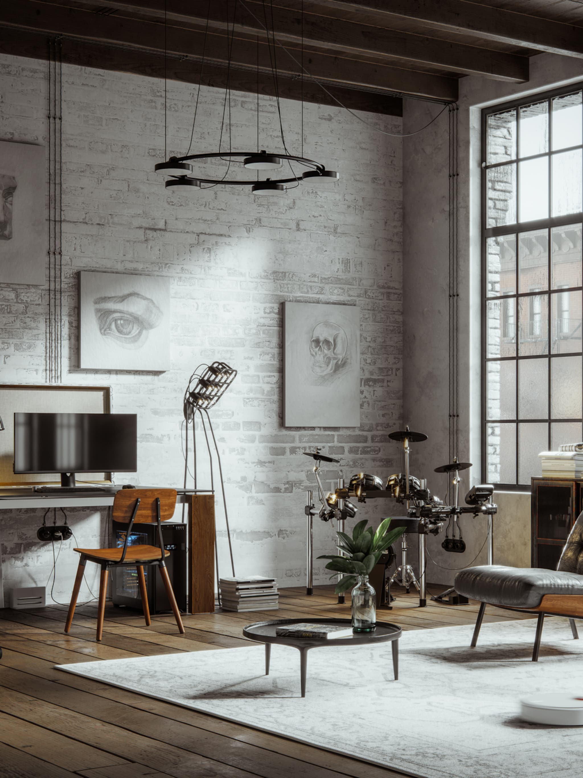 5 budgetproof tips om je woonkamer een industriele look te geven