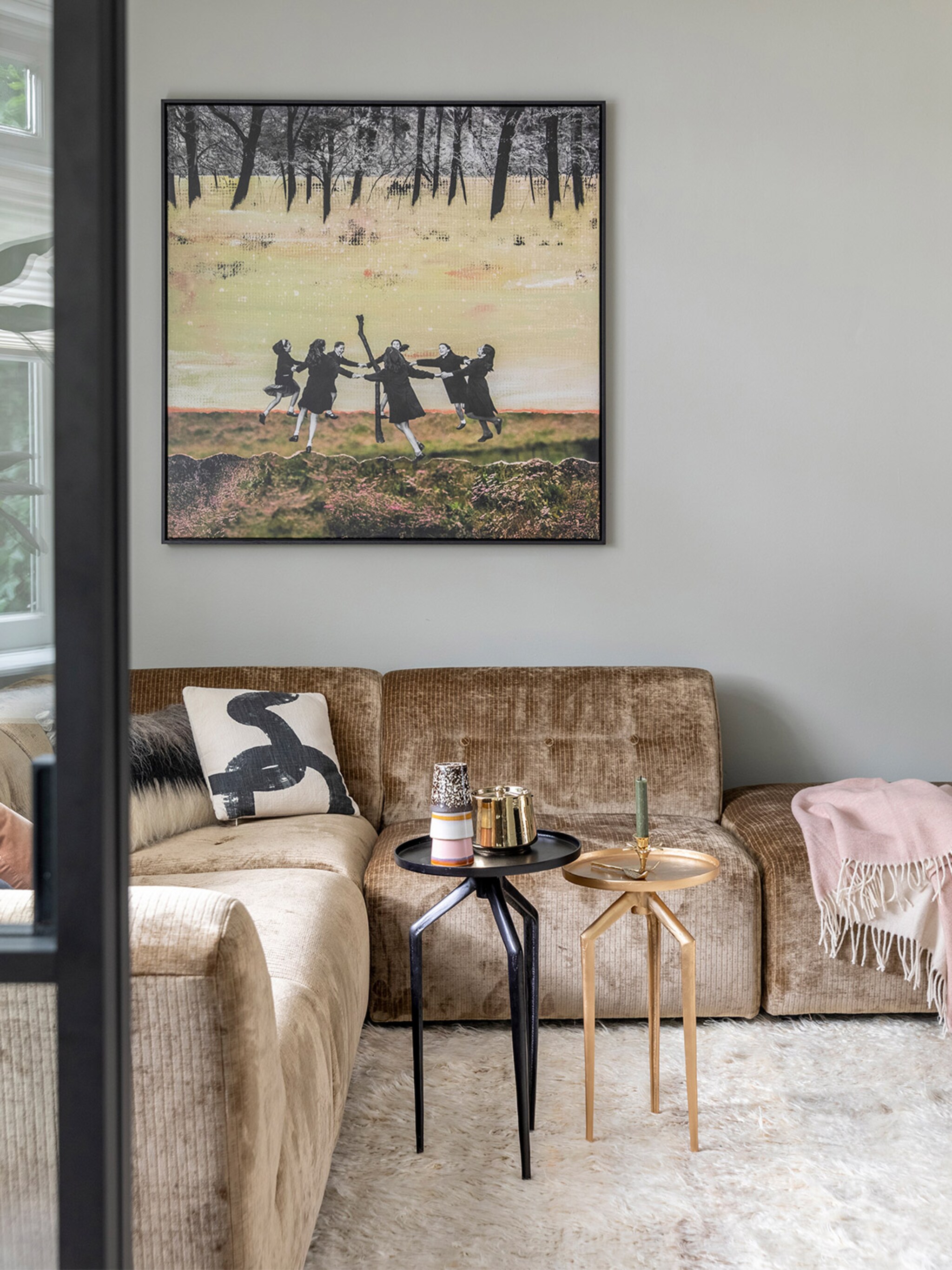 zo kan het wel een hoekzetel in een kleine woonkamer