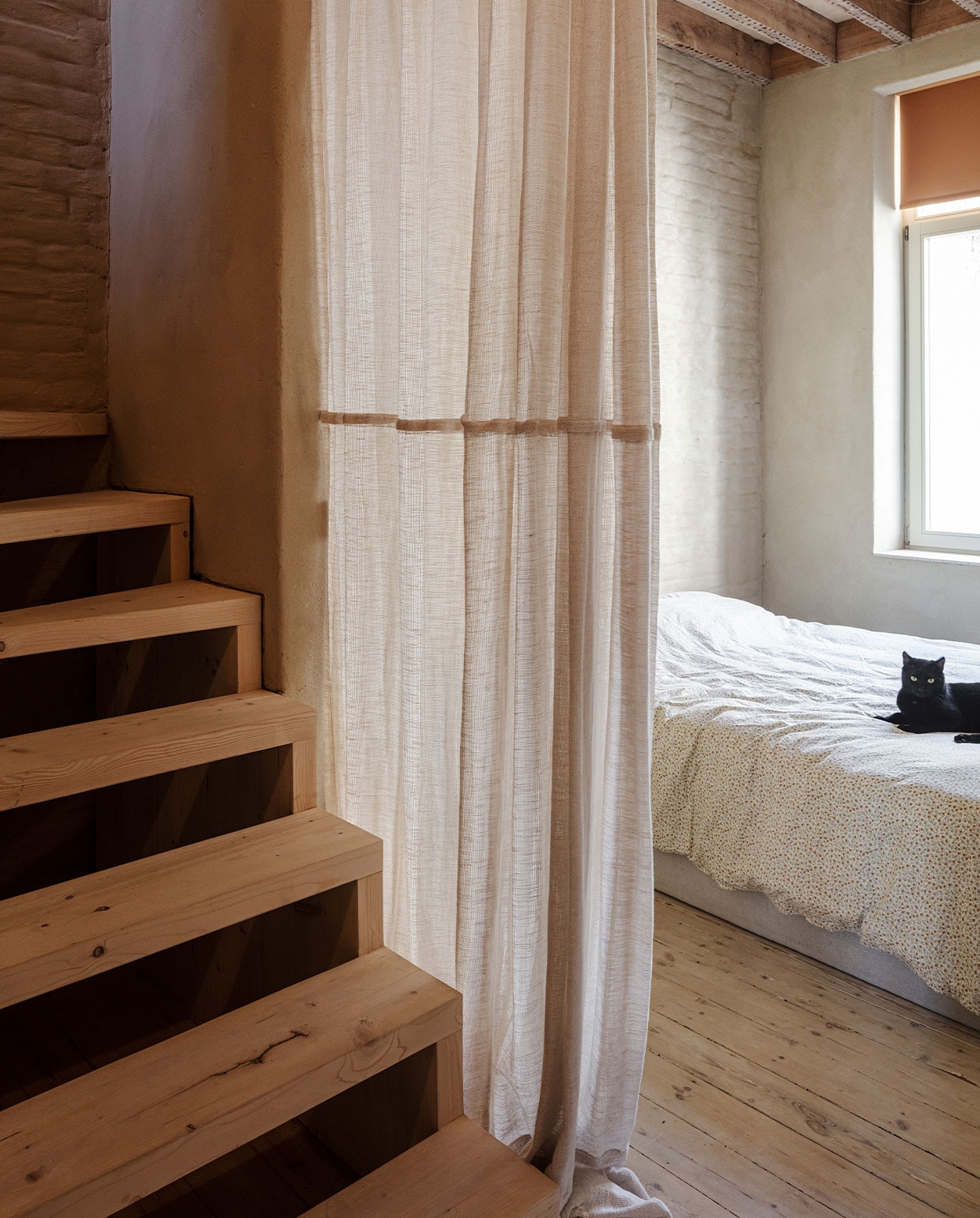 Beddensprei en gordijnen Zara Home.