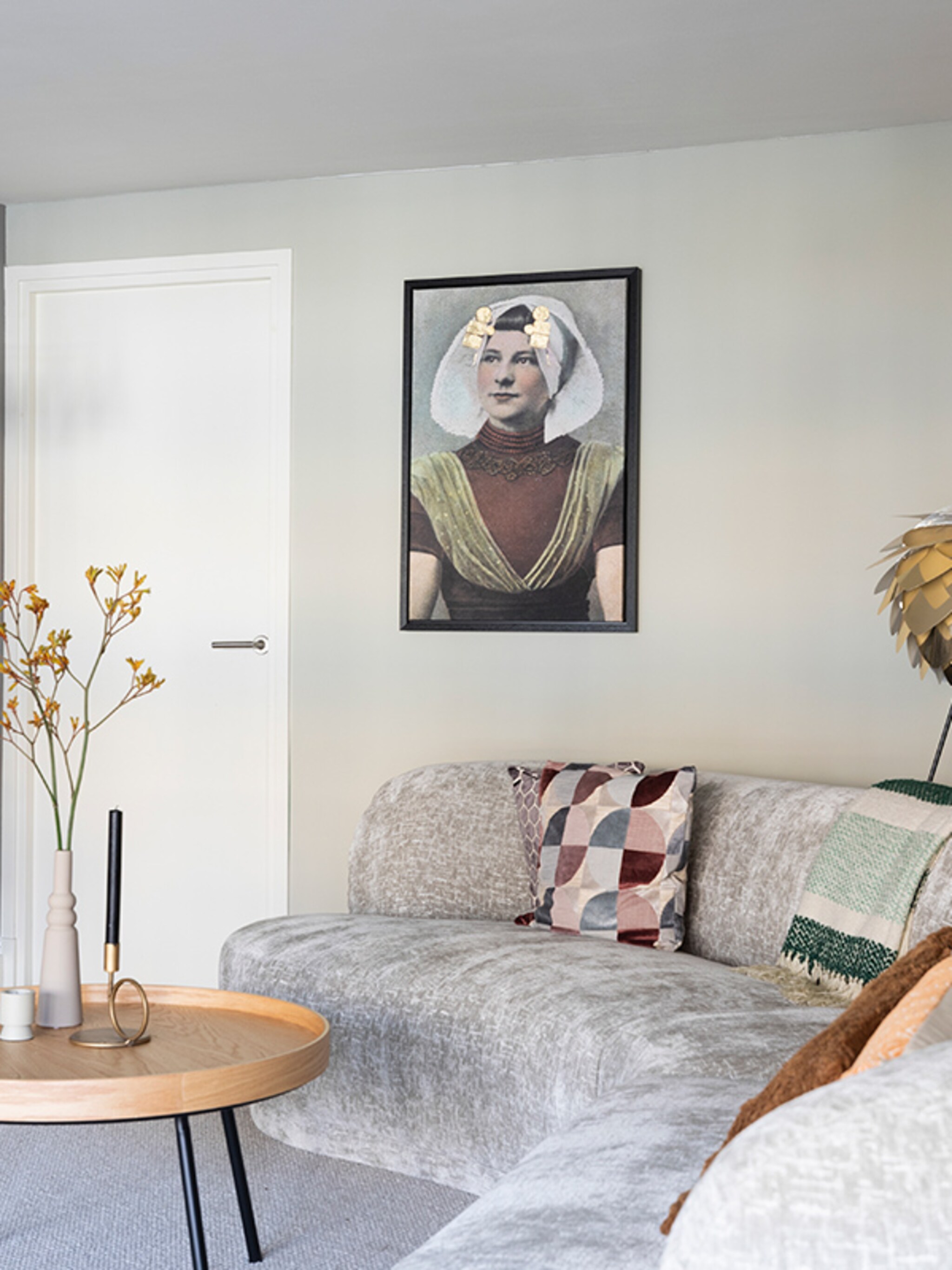 ronduit prachtig een ronde zetel als speelse eyecatcher van de woonkamer