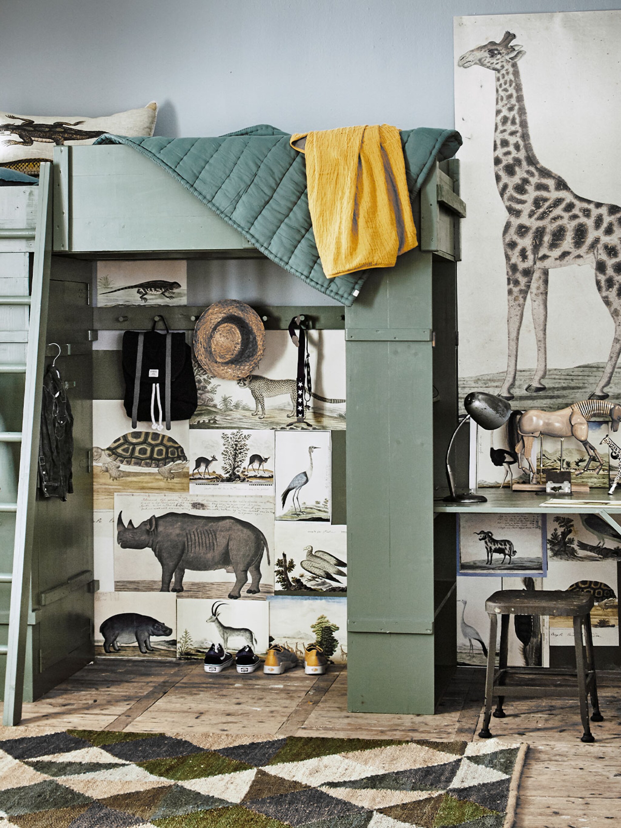 zo creeer je een vintage kinderkamer