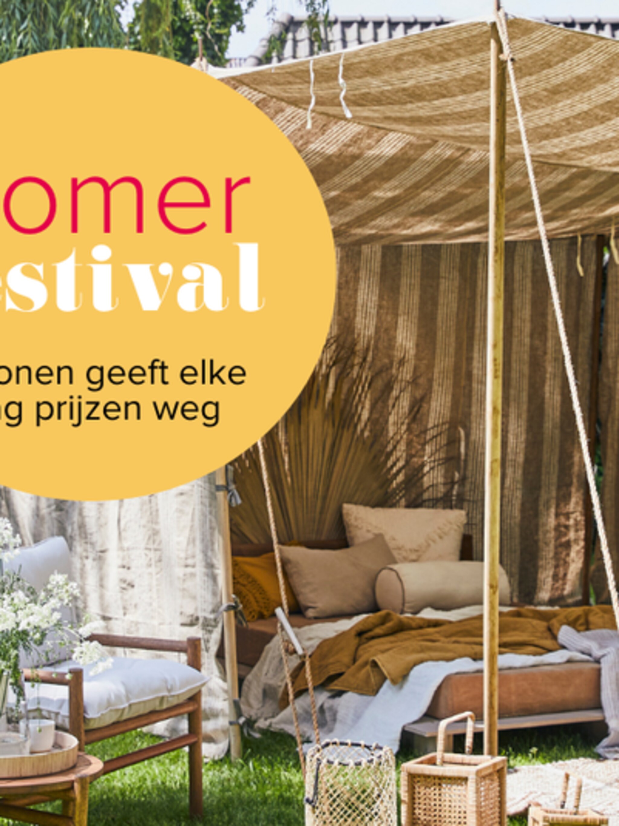 zomer festival doe elke dag mee en win zonnige prijzen