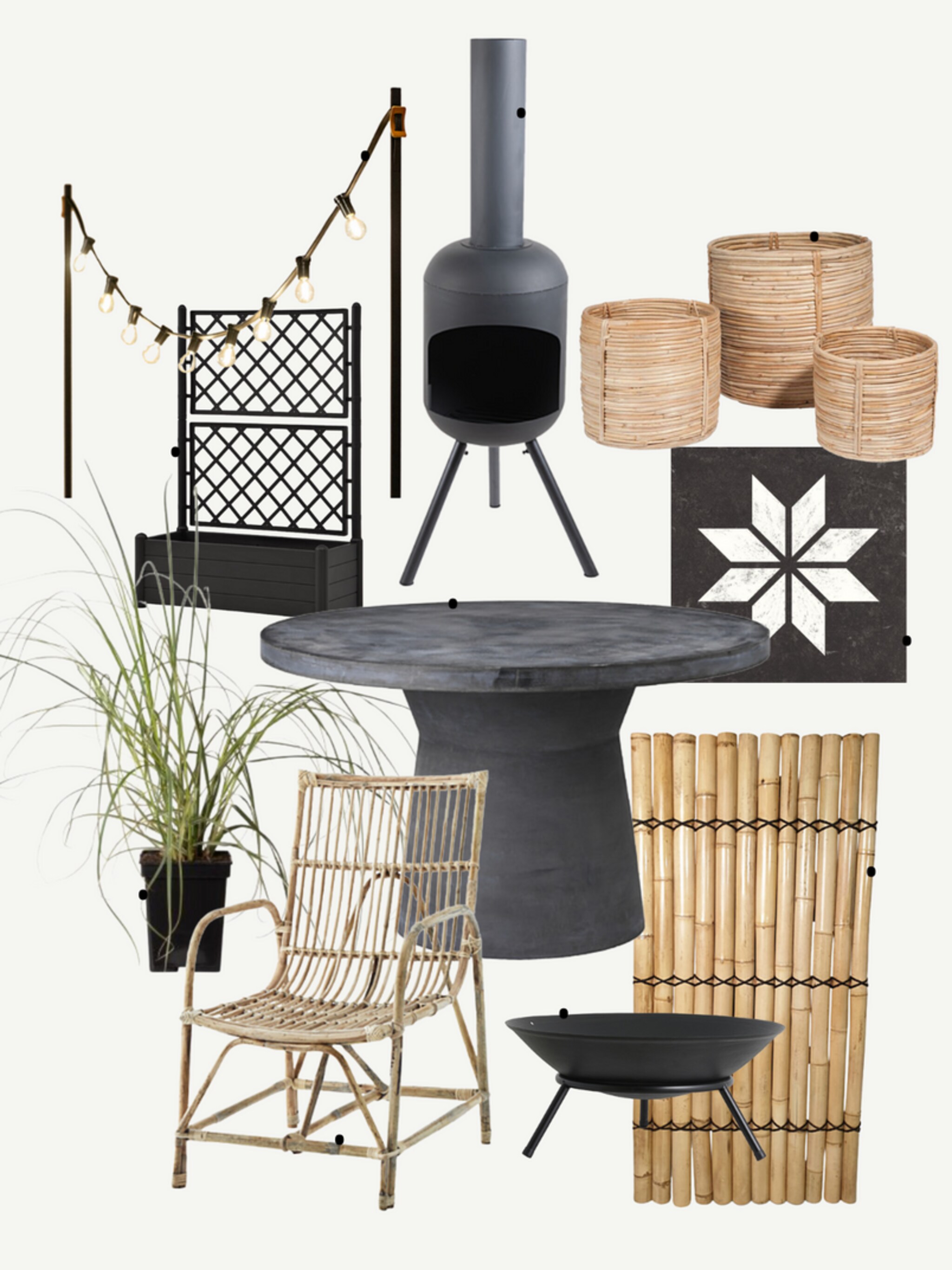 toscaanse allure met zwarte accenten 4x zomerse tuintrends
