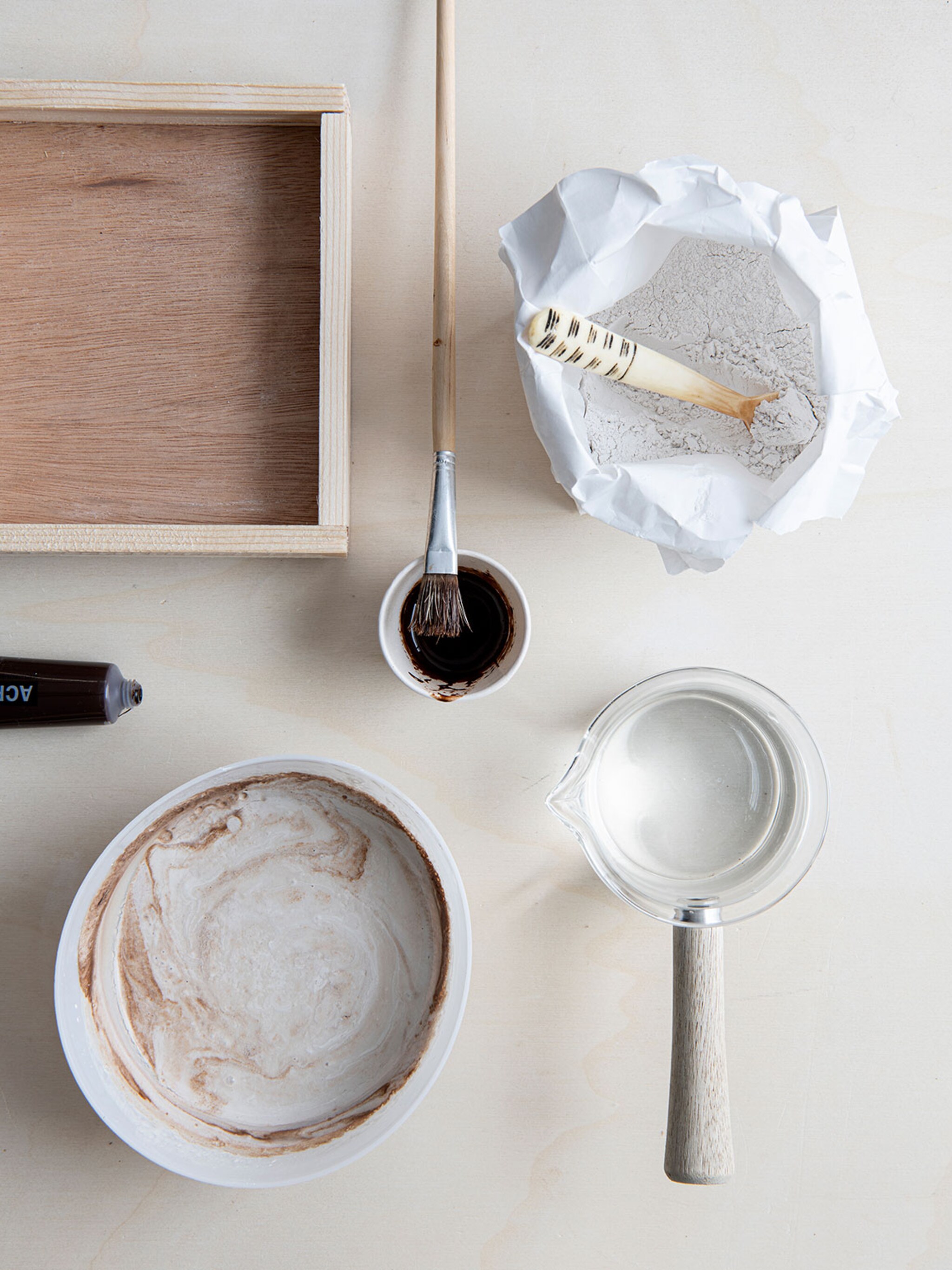 do it yourself onderzetter met marmerlook