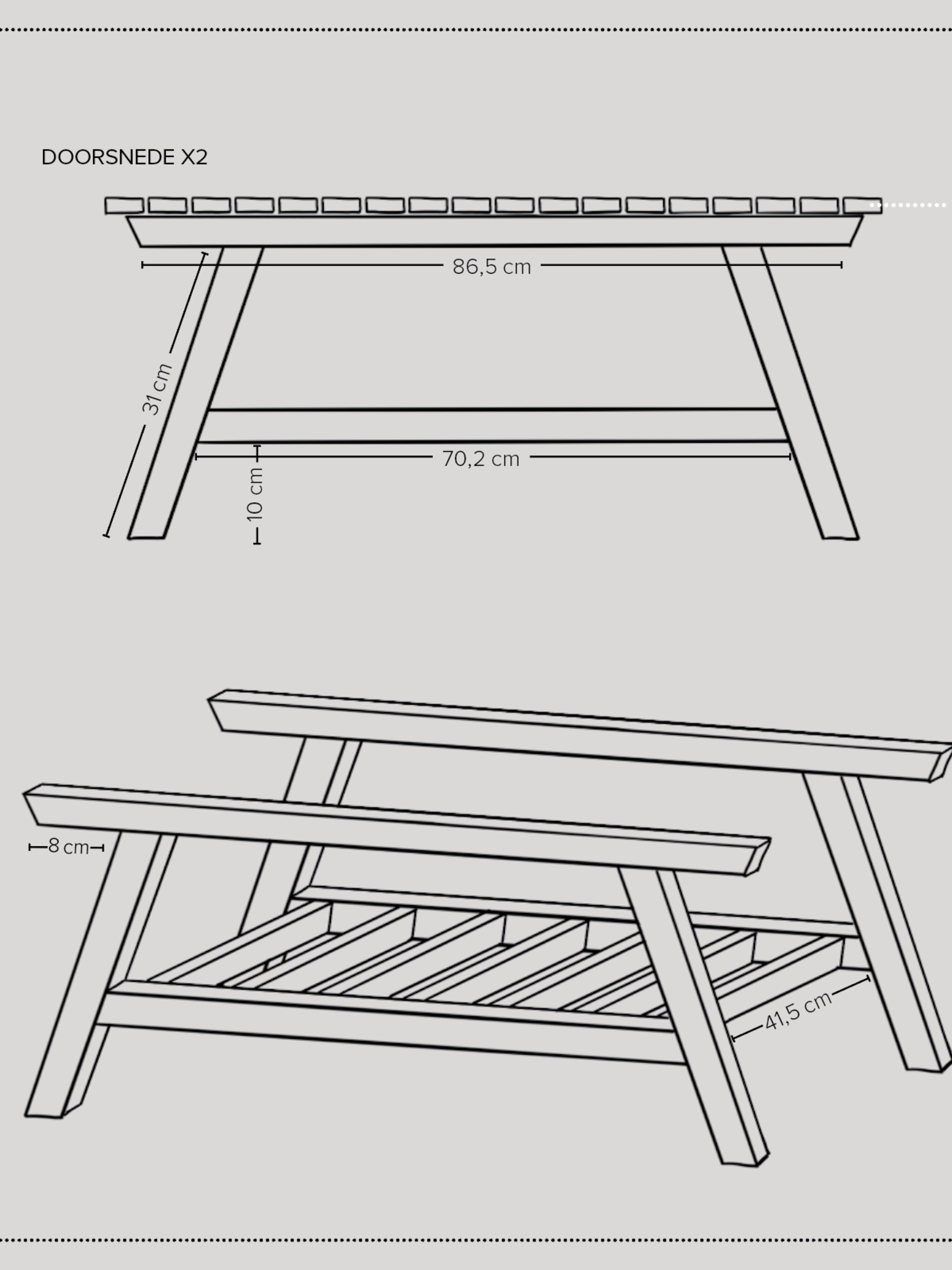 diy een salontafel voor op het terras