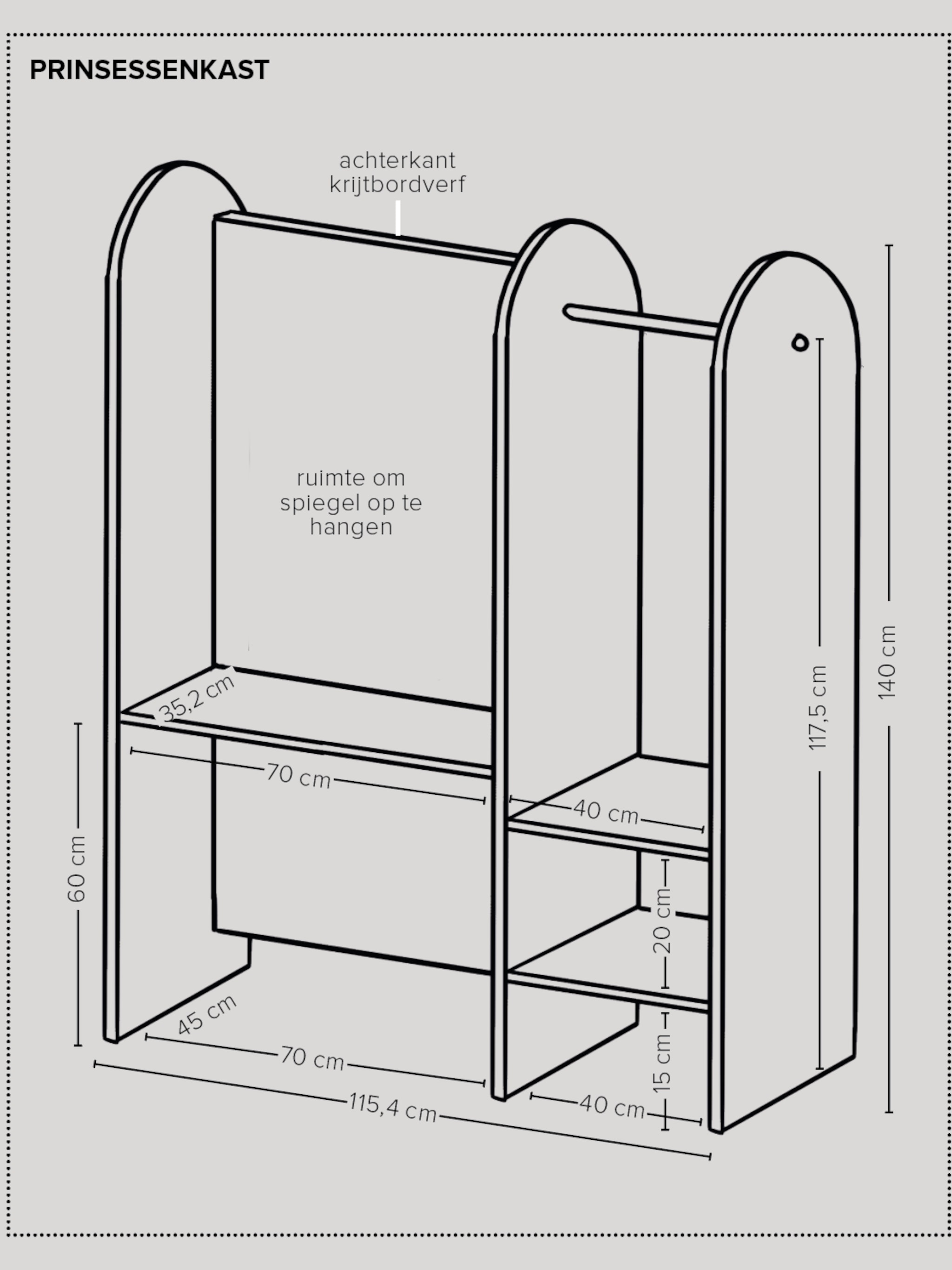 do it yourself betoverende prinsessenkast