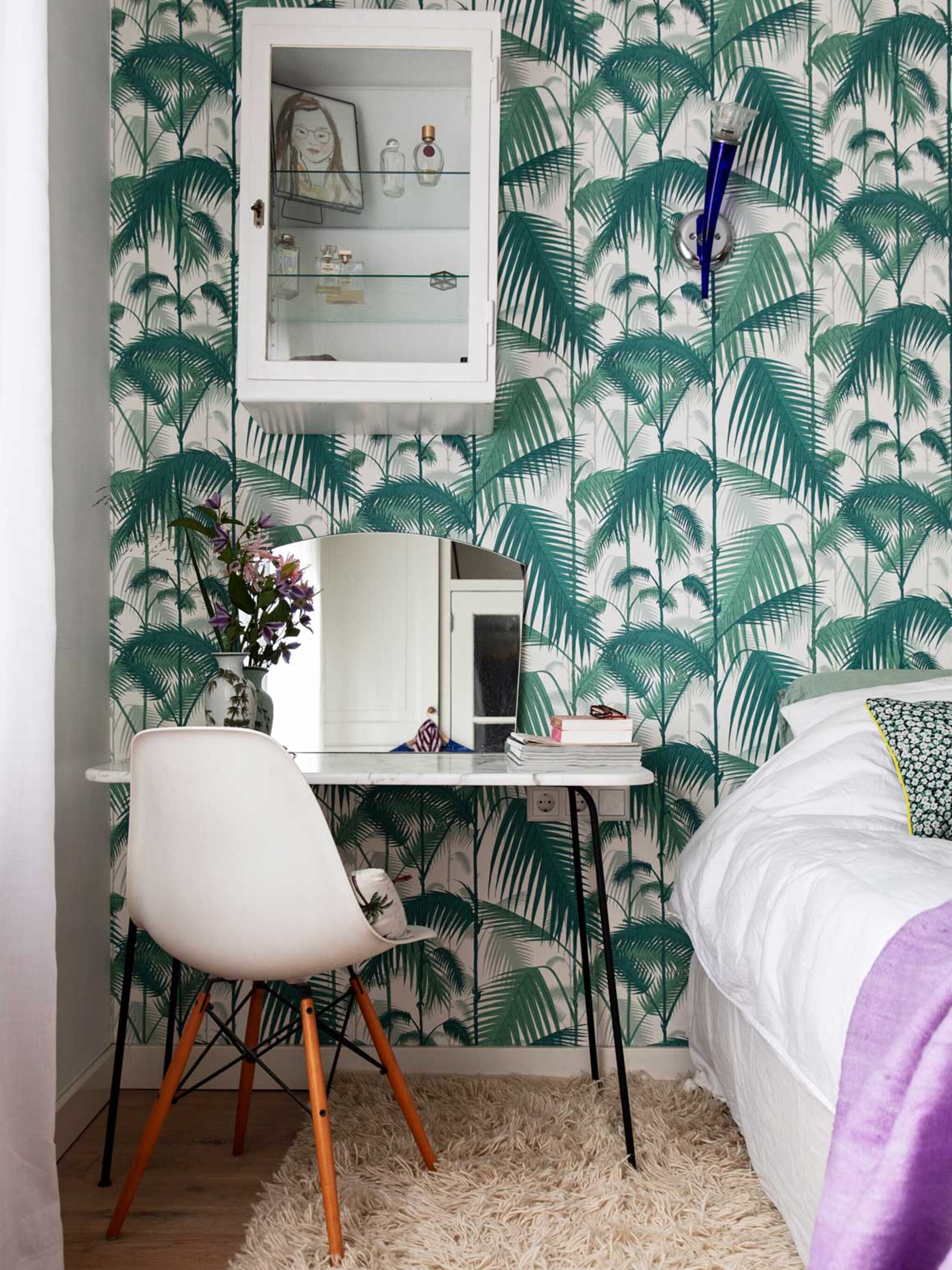 een urban jungle sfeer in huis zonder overvloed van planten