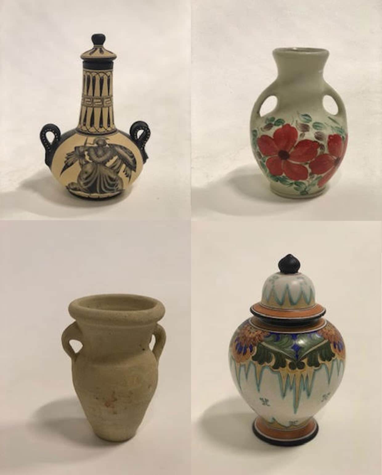 Vazen uit de kringloopwinkel