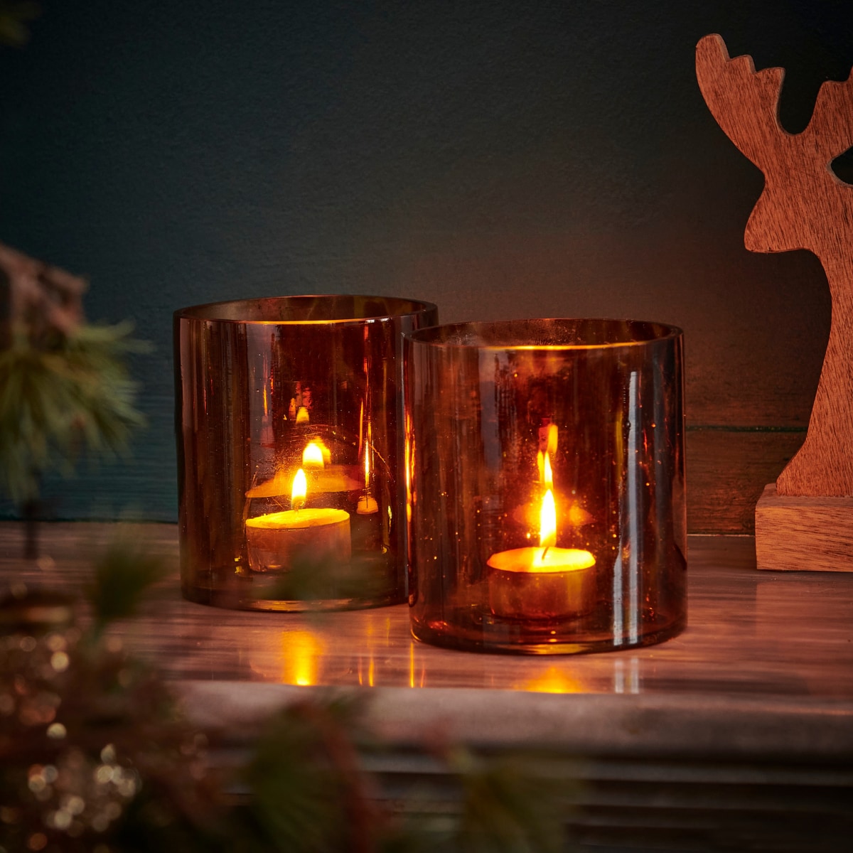 Leopard partylight diam. 10 cm x H. 11cm (€7,95) vtwonen 11-2021 | Casa Kerstcollectie