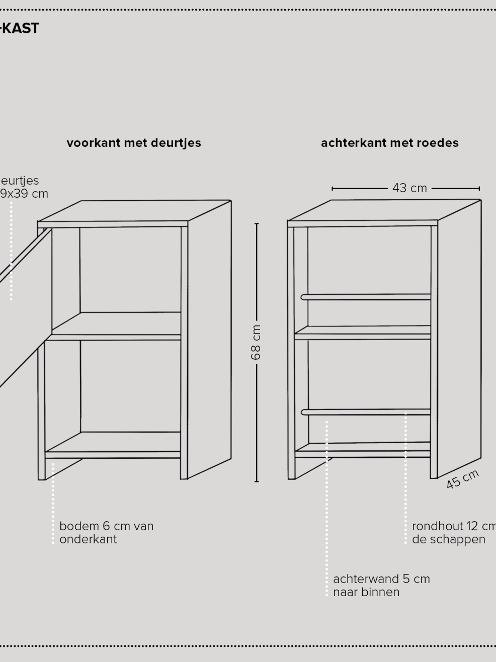 diy combi ladekast voor de thuiswerkplek