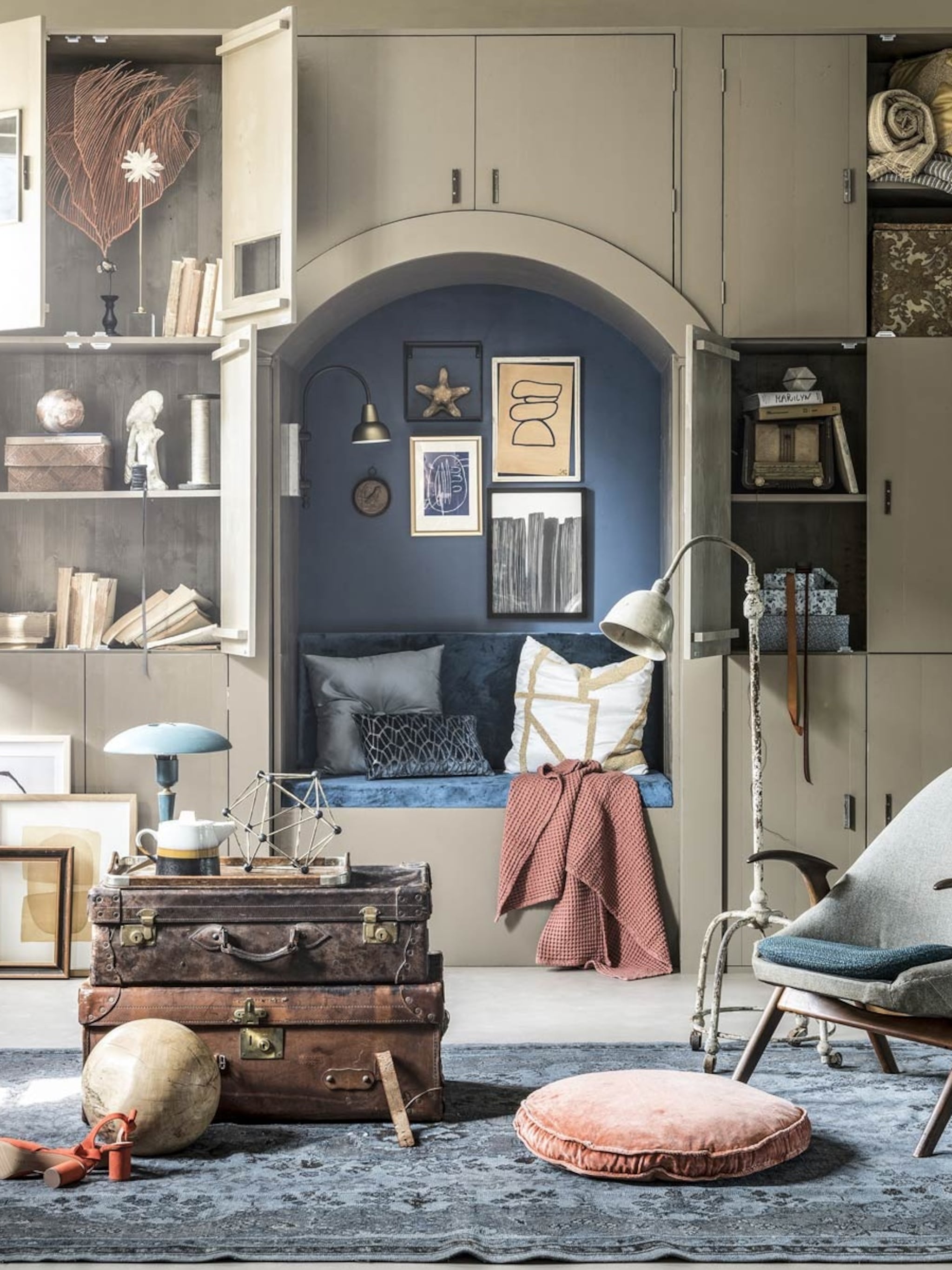 originele muurdecoratie 4x eens wat anders aan de wand