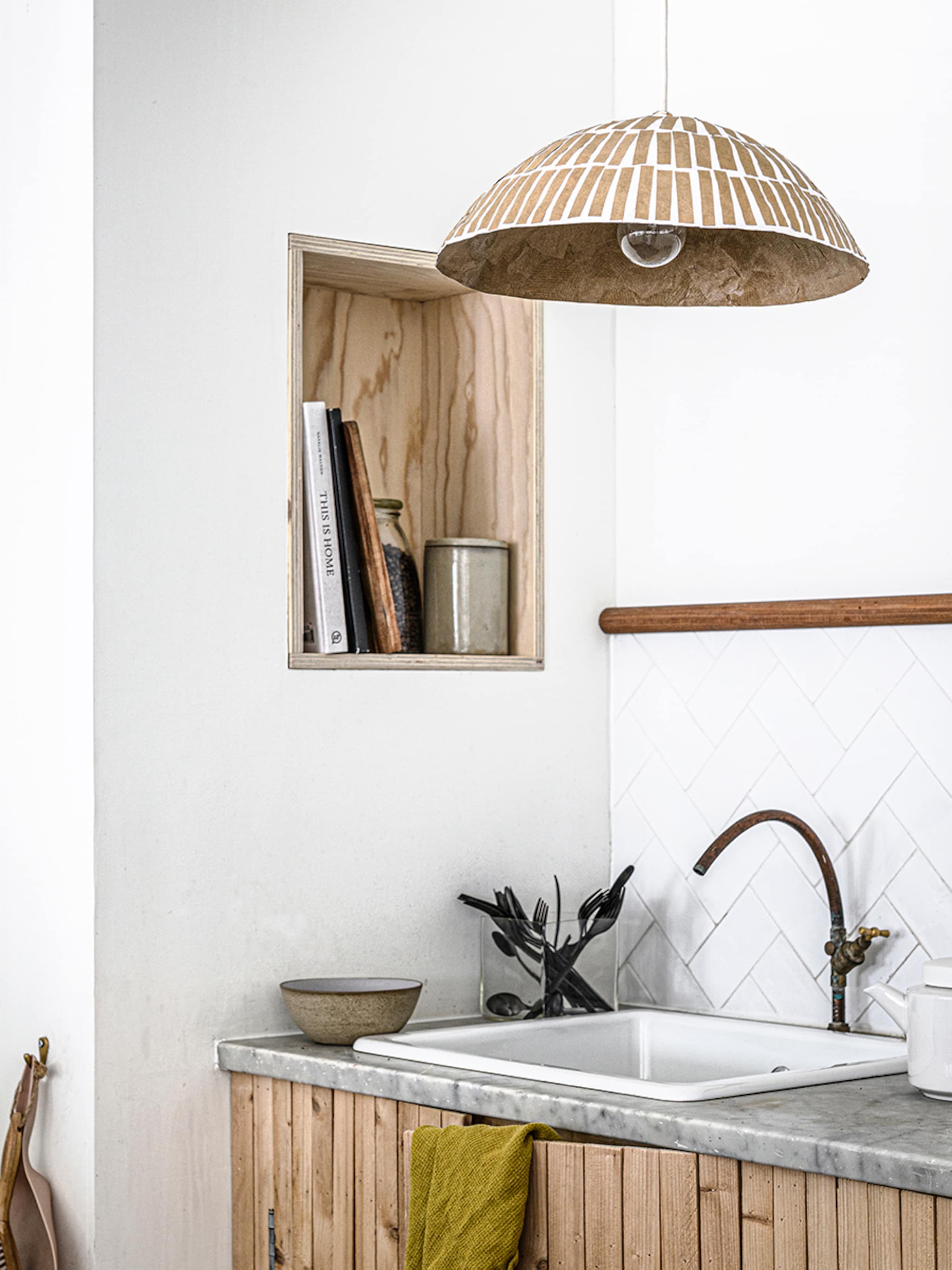 diy zo maak je een hanglamp van papier