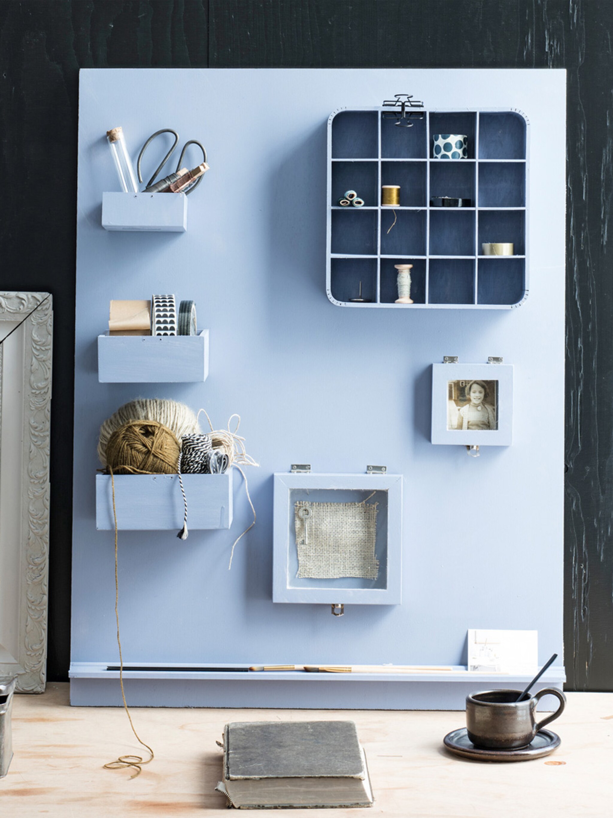 diy wandorganizer van hout
