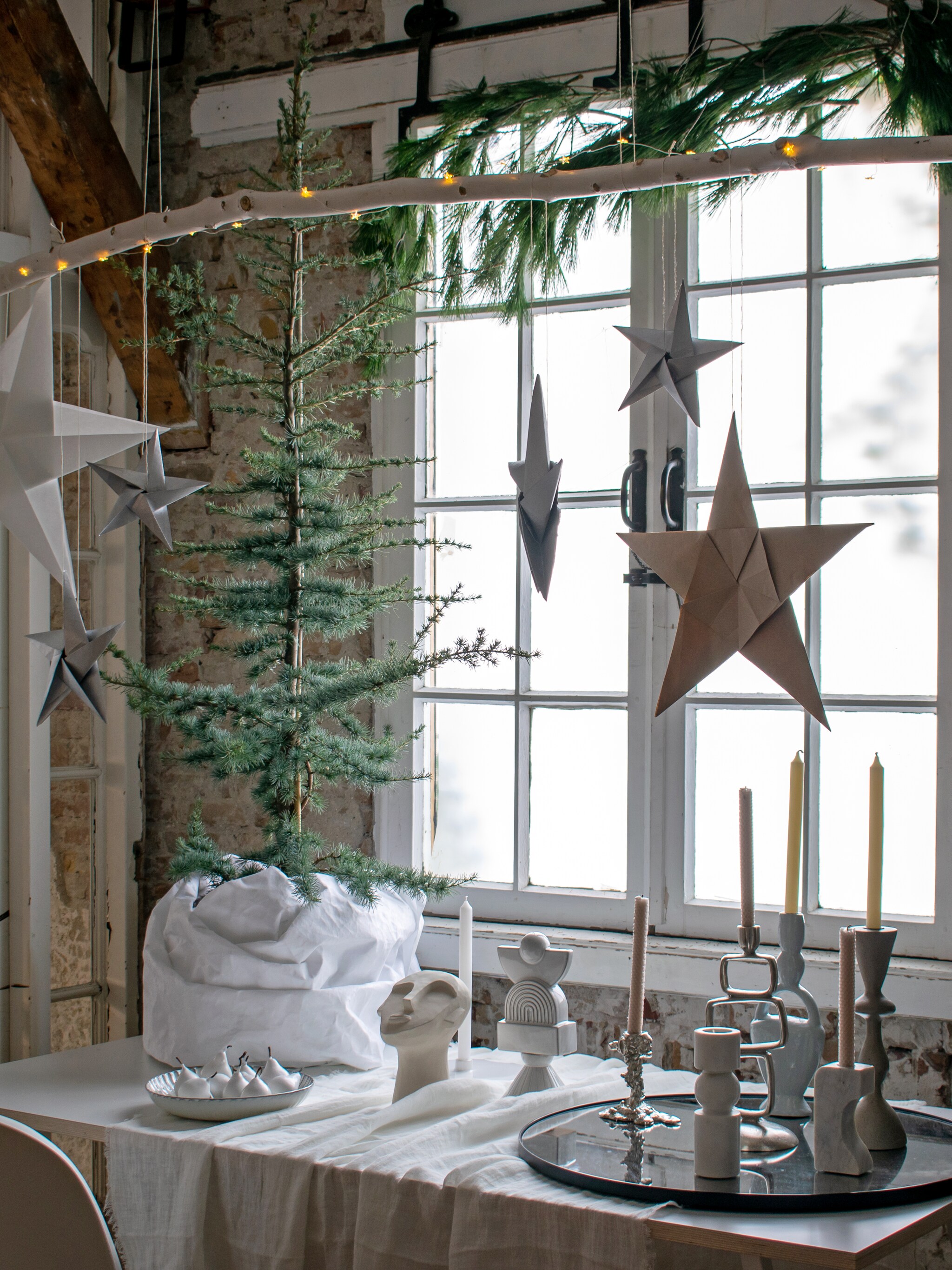 stylingtips van marianne winters wit kerststilleven