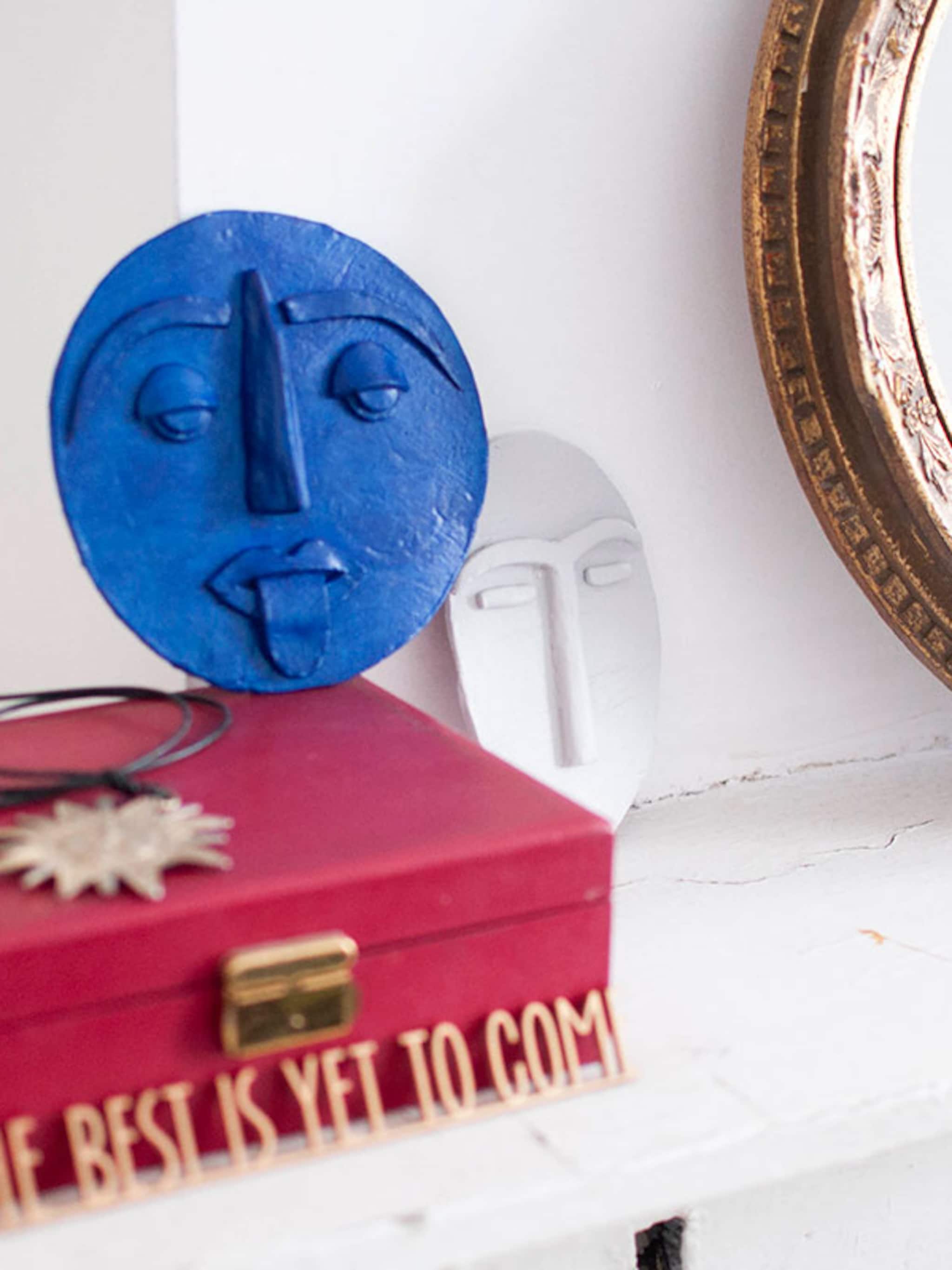 diy maskers uit klei