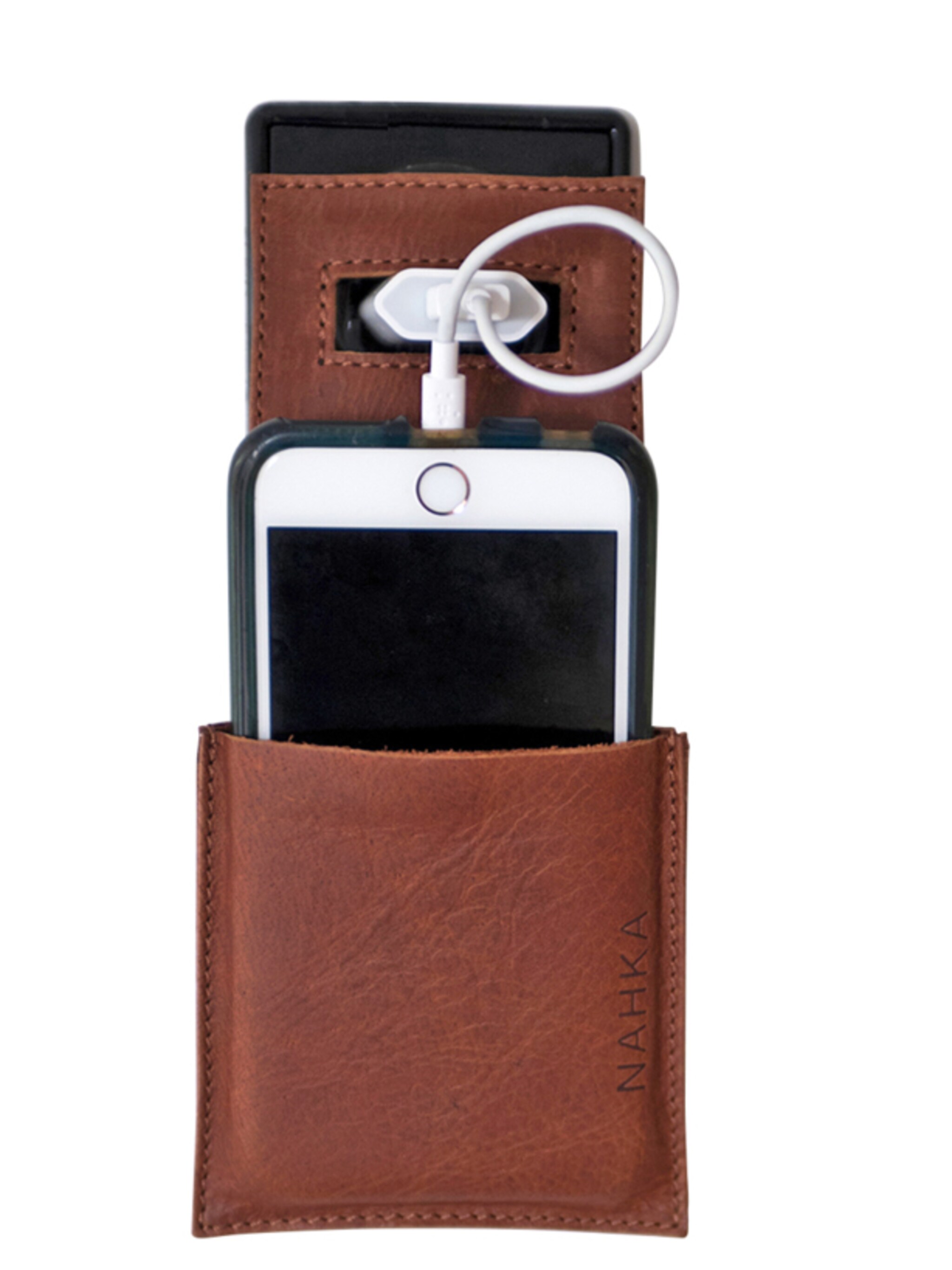 abonneecadeau 6 telefoonopladerzakje van nahka