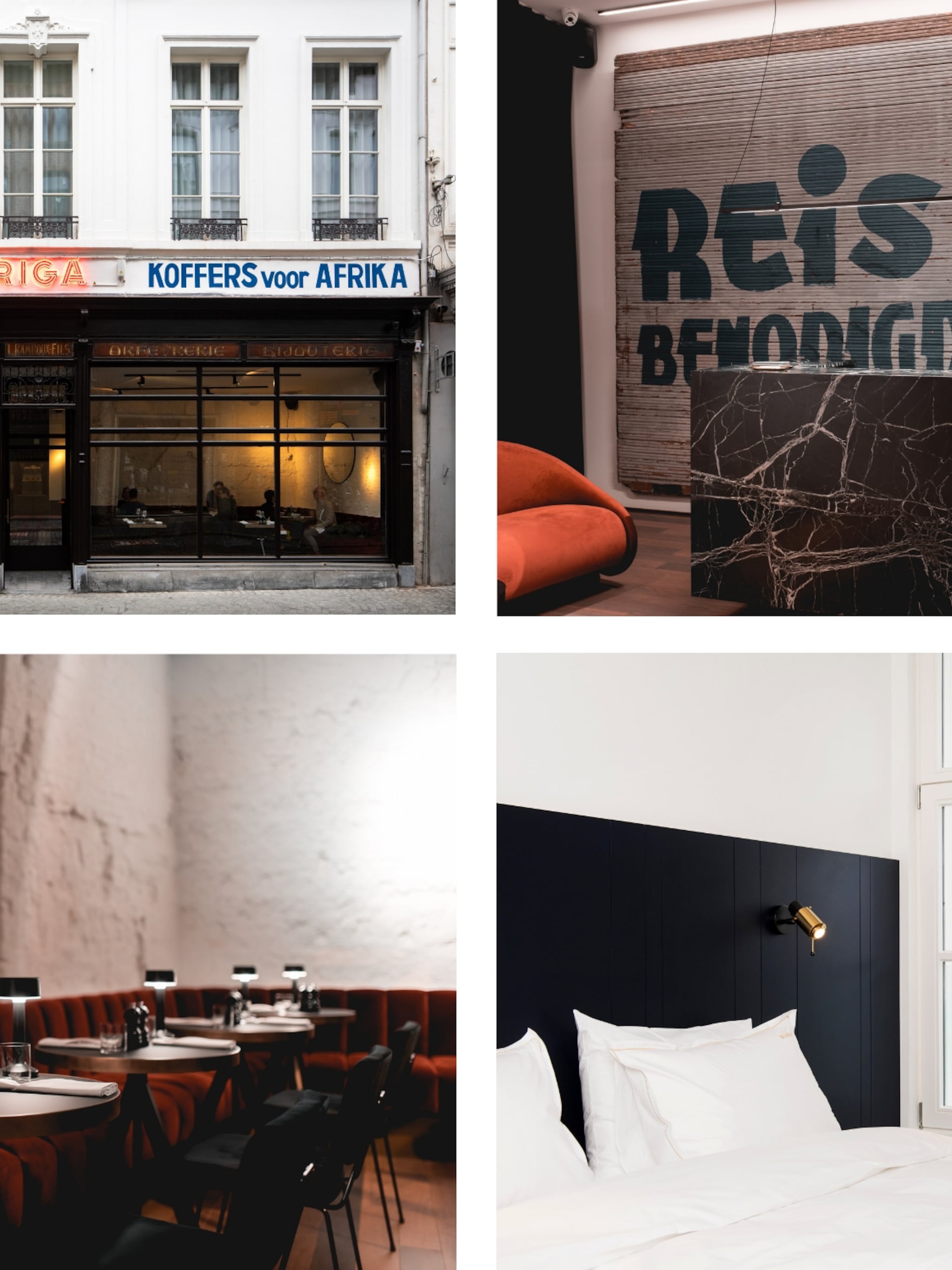 ode aan de kofferwinkel bij hotel riga in antwerpen