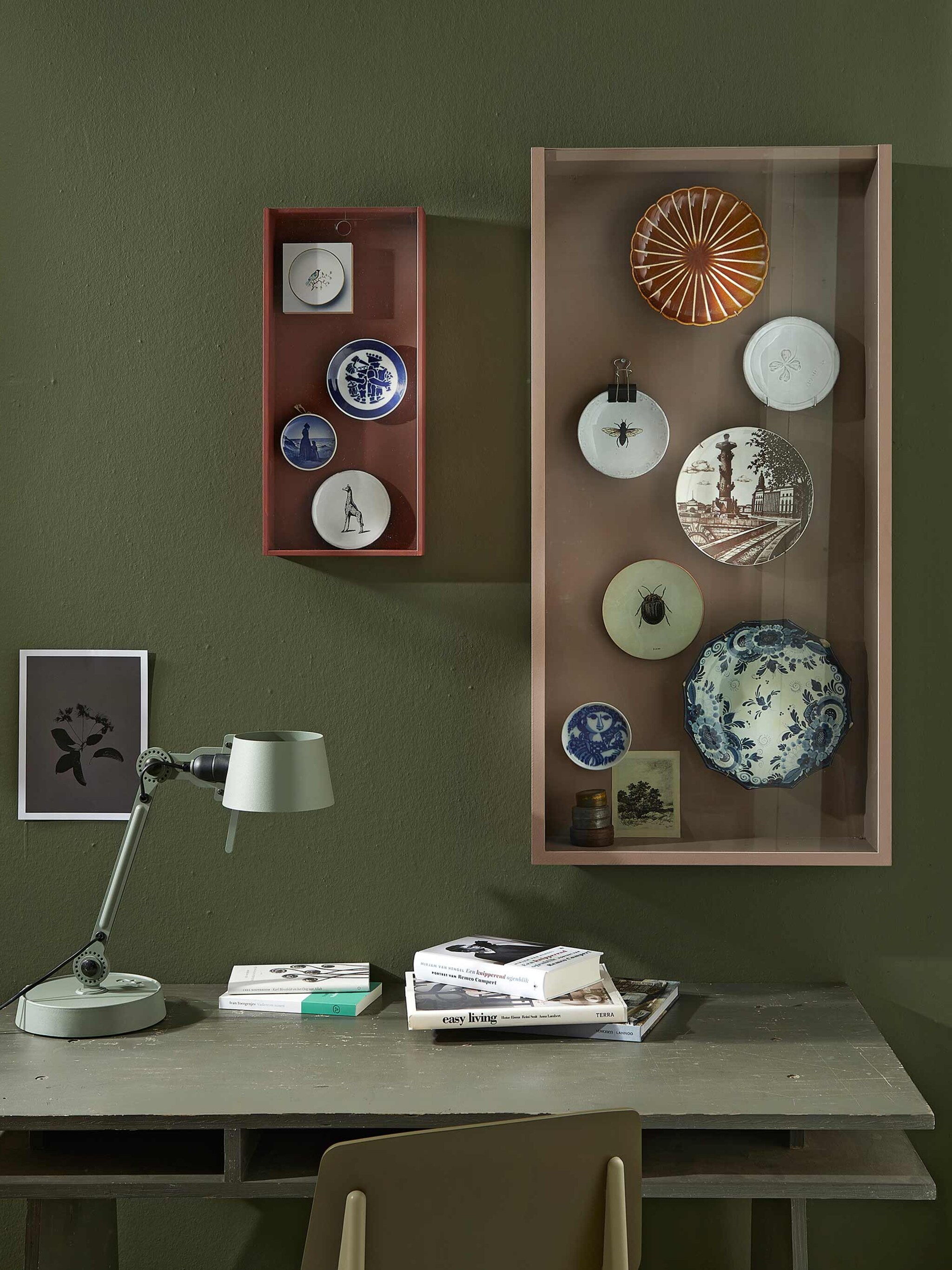 diy vitrinekastje voor aan de wand