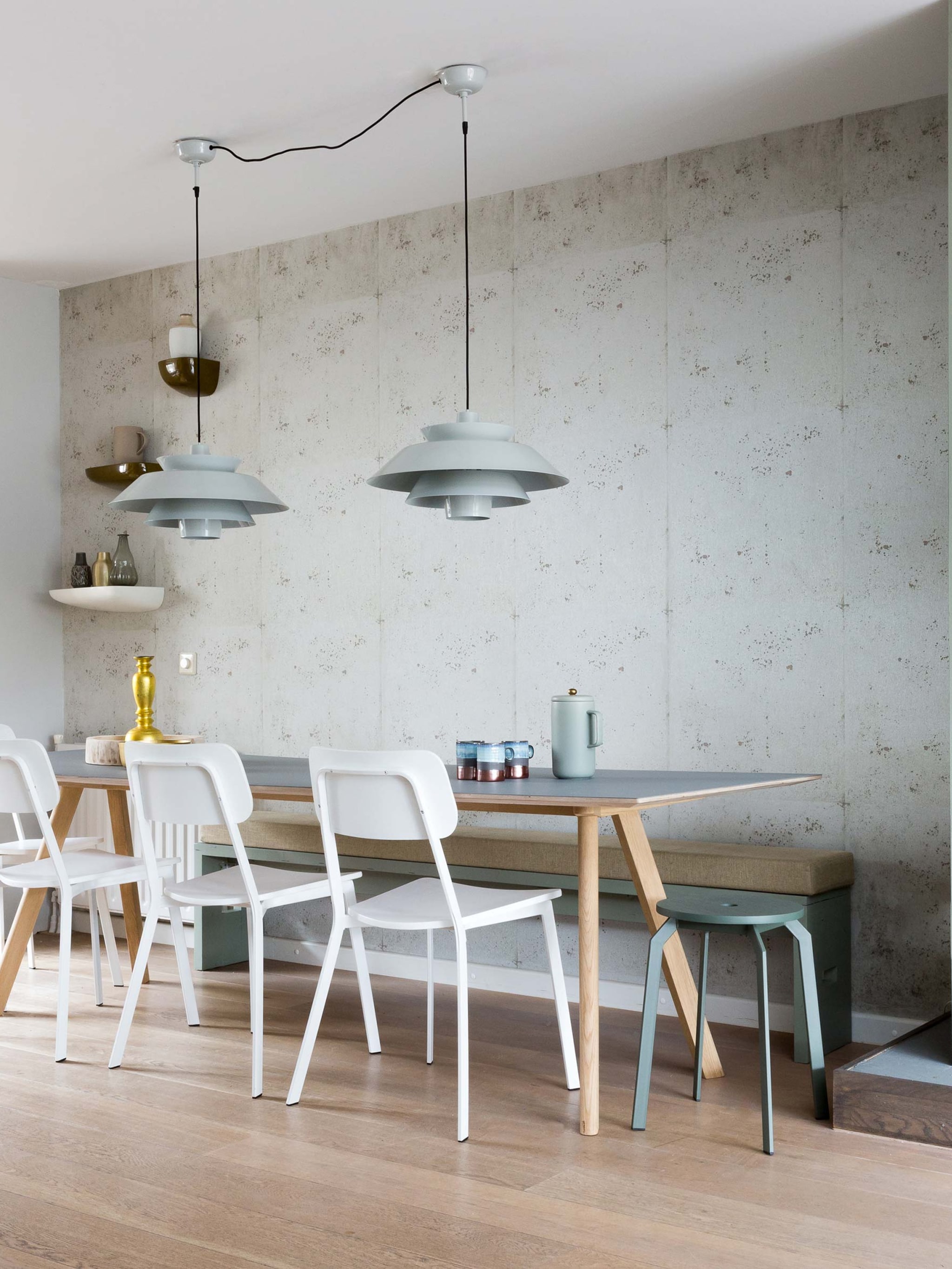 de kameleon van het interieur behangpapier
