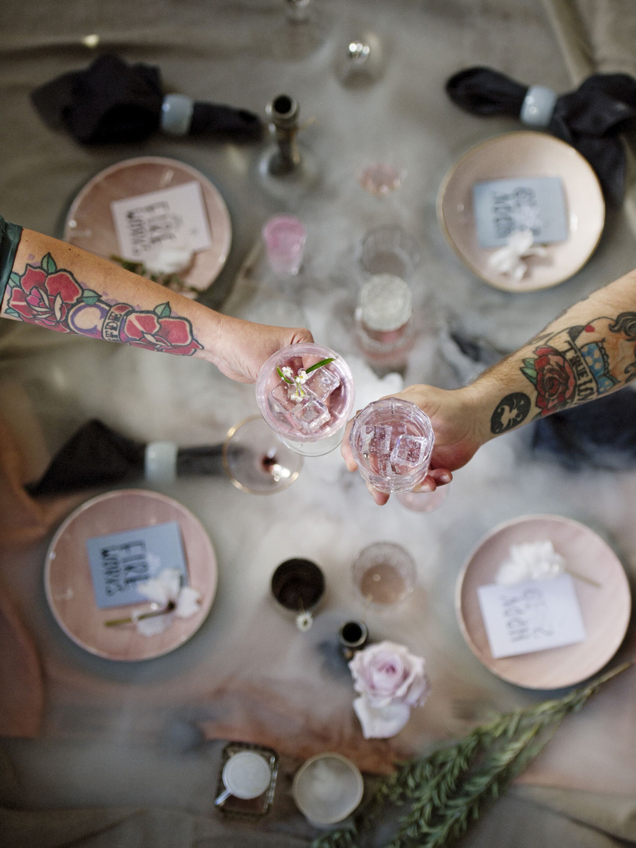 diy limonaderecept rose on the rocks