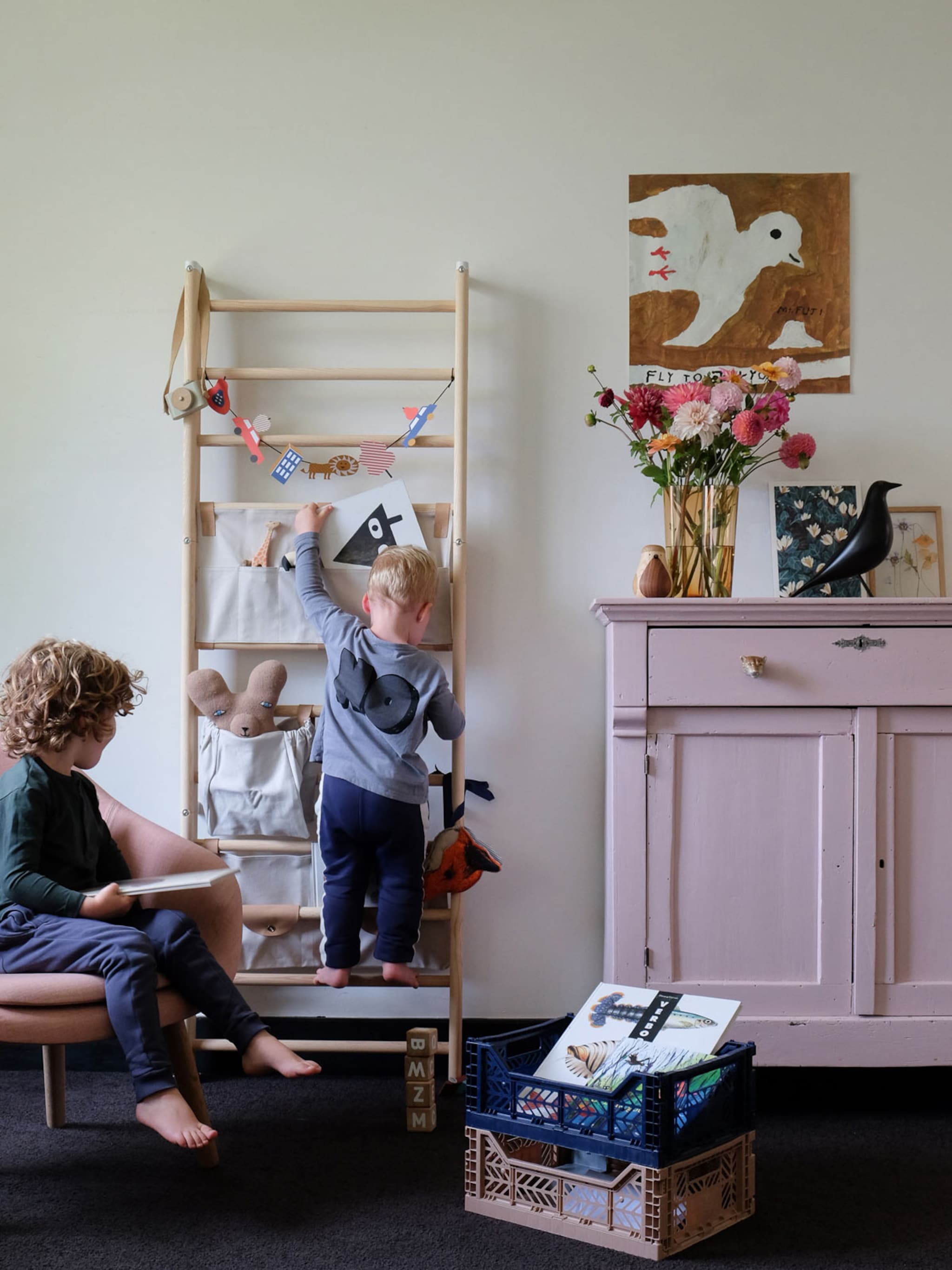 acrobatiek in de kinderkamer