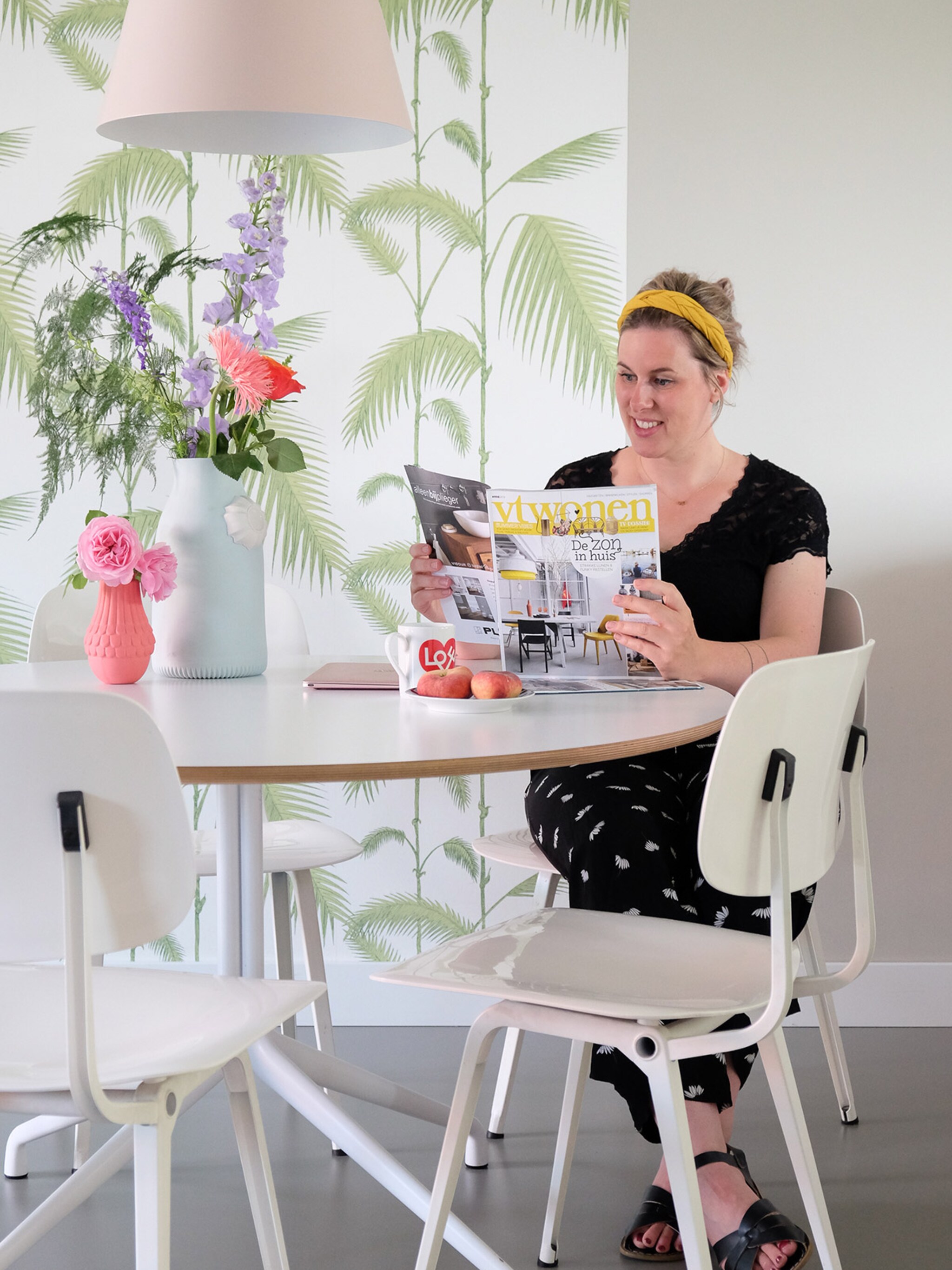 roze bloemen en design het woongeluk van prchtg