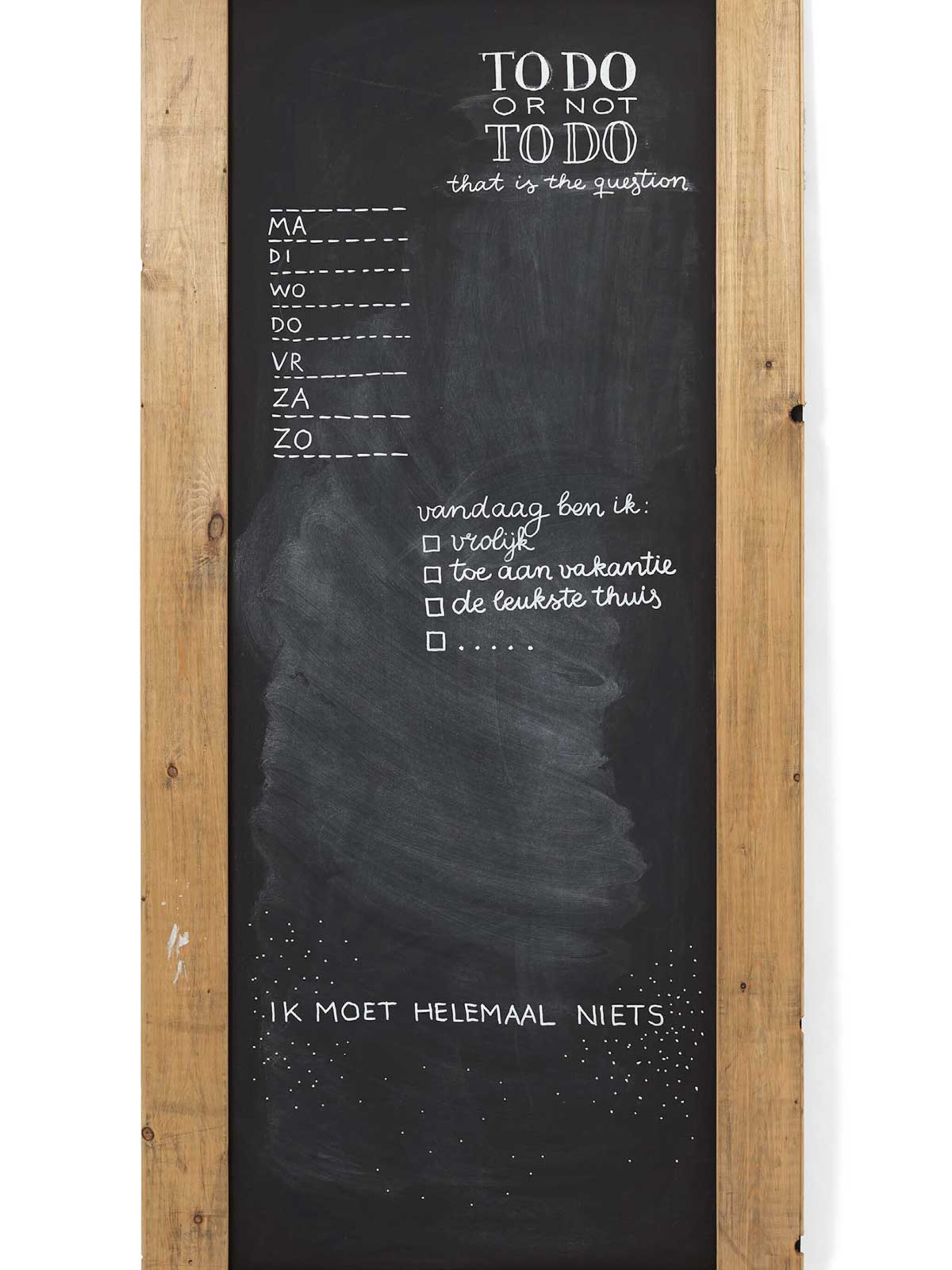 maak dit krijtbord zelf en krijt erop los