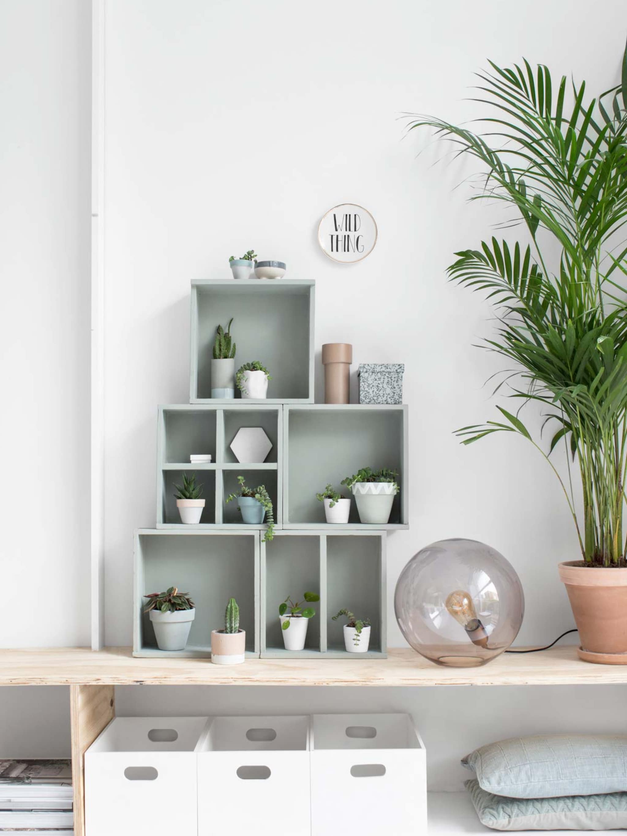 diy van oude lades naar plantenkastje