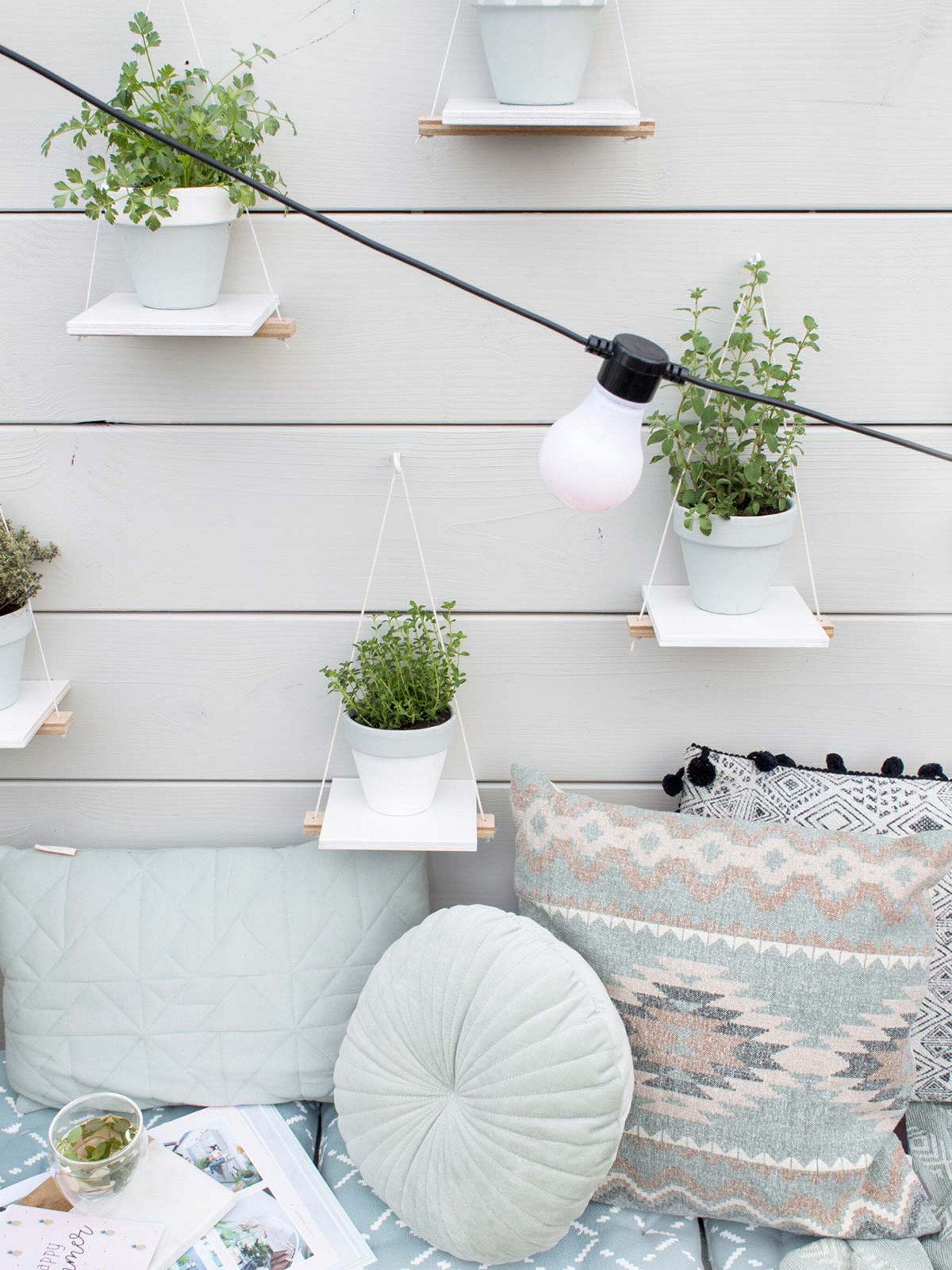diy maak je eigen verticale kruidentuin