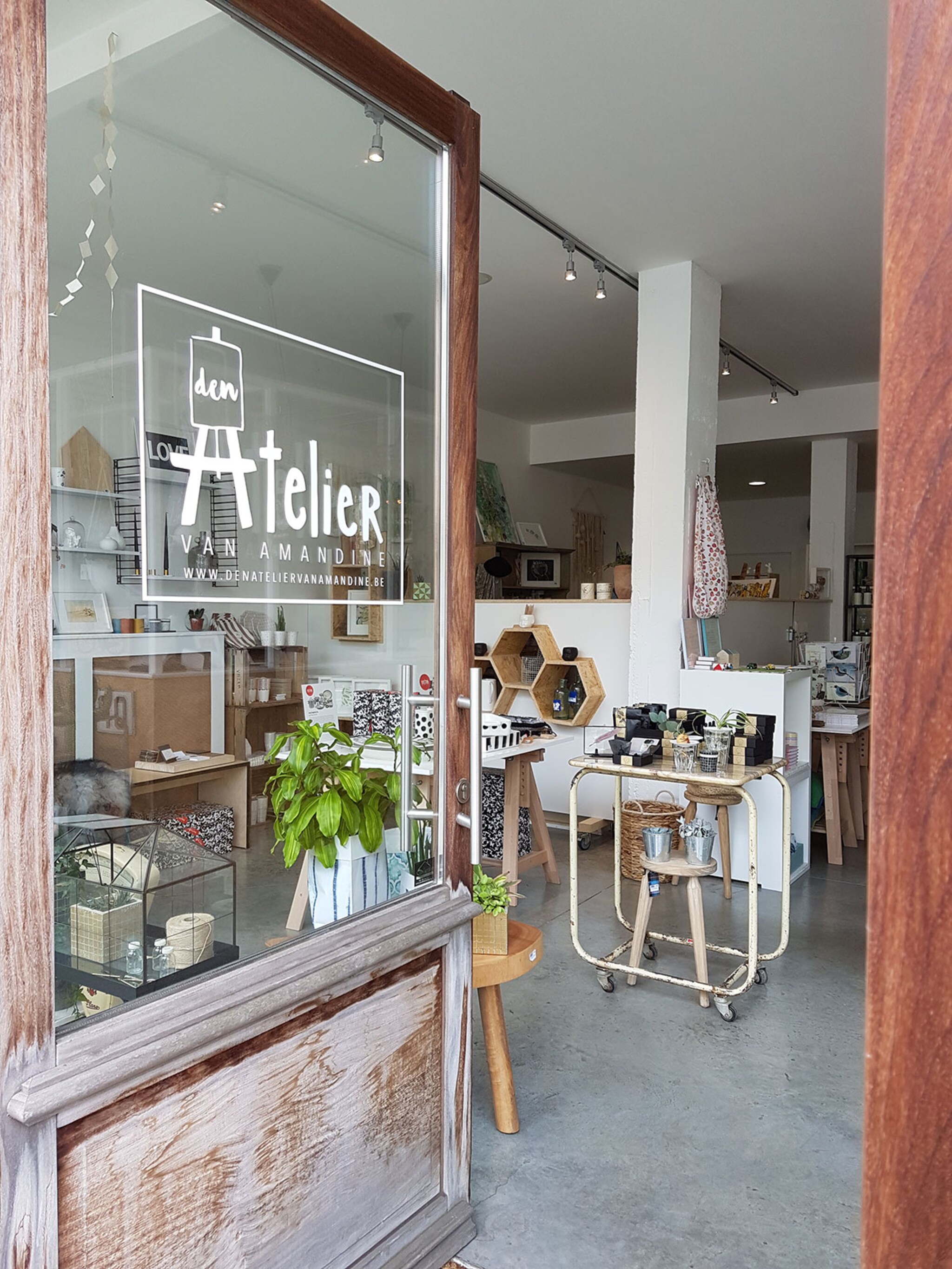 kijken en snuisteren in den atelier van amandine