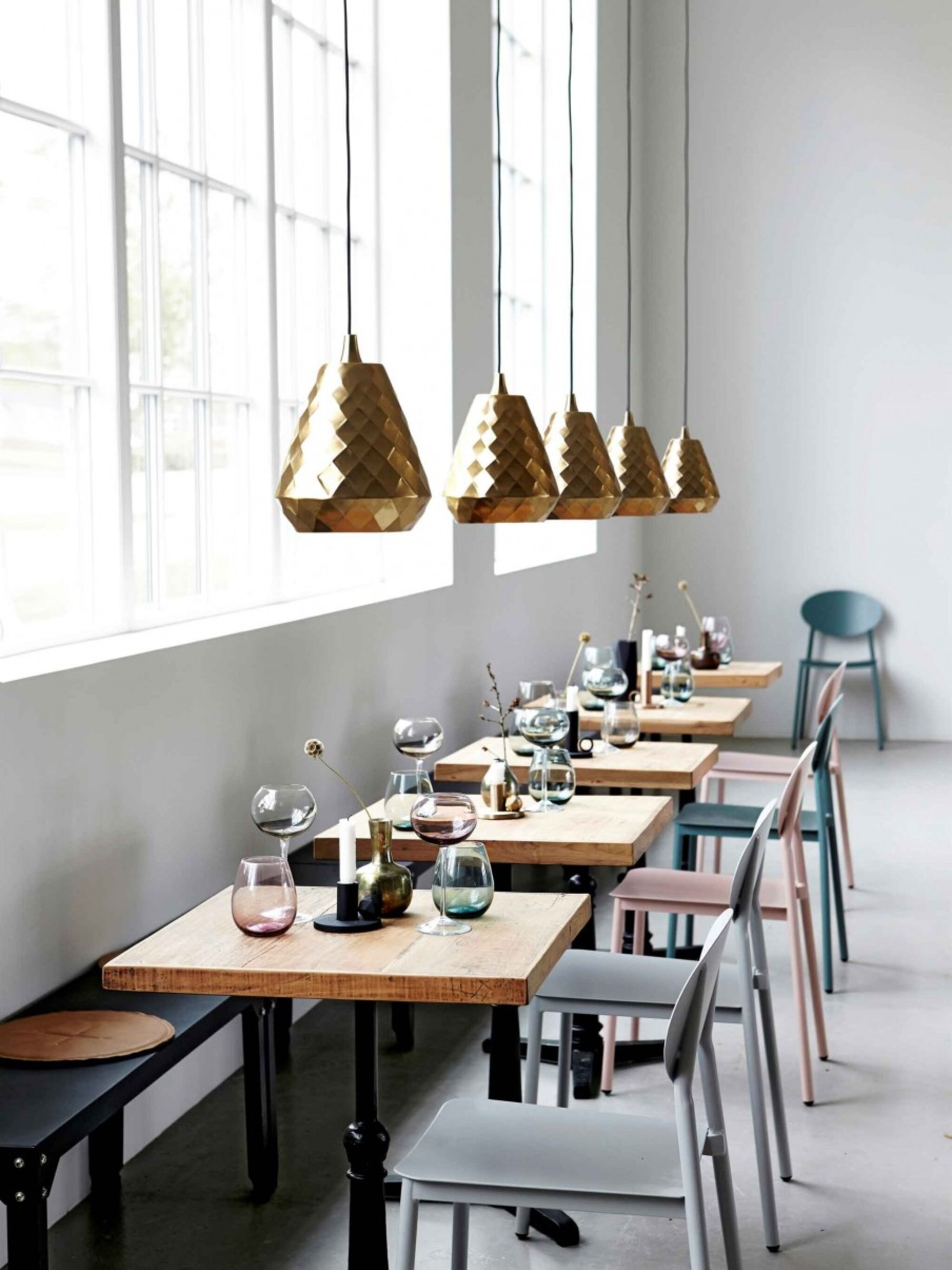 trend gouden verlichting in huis