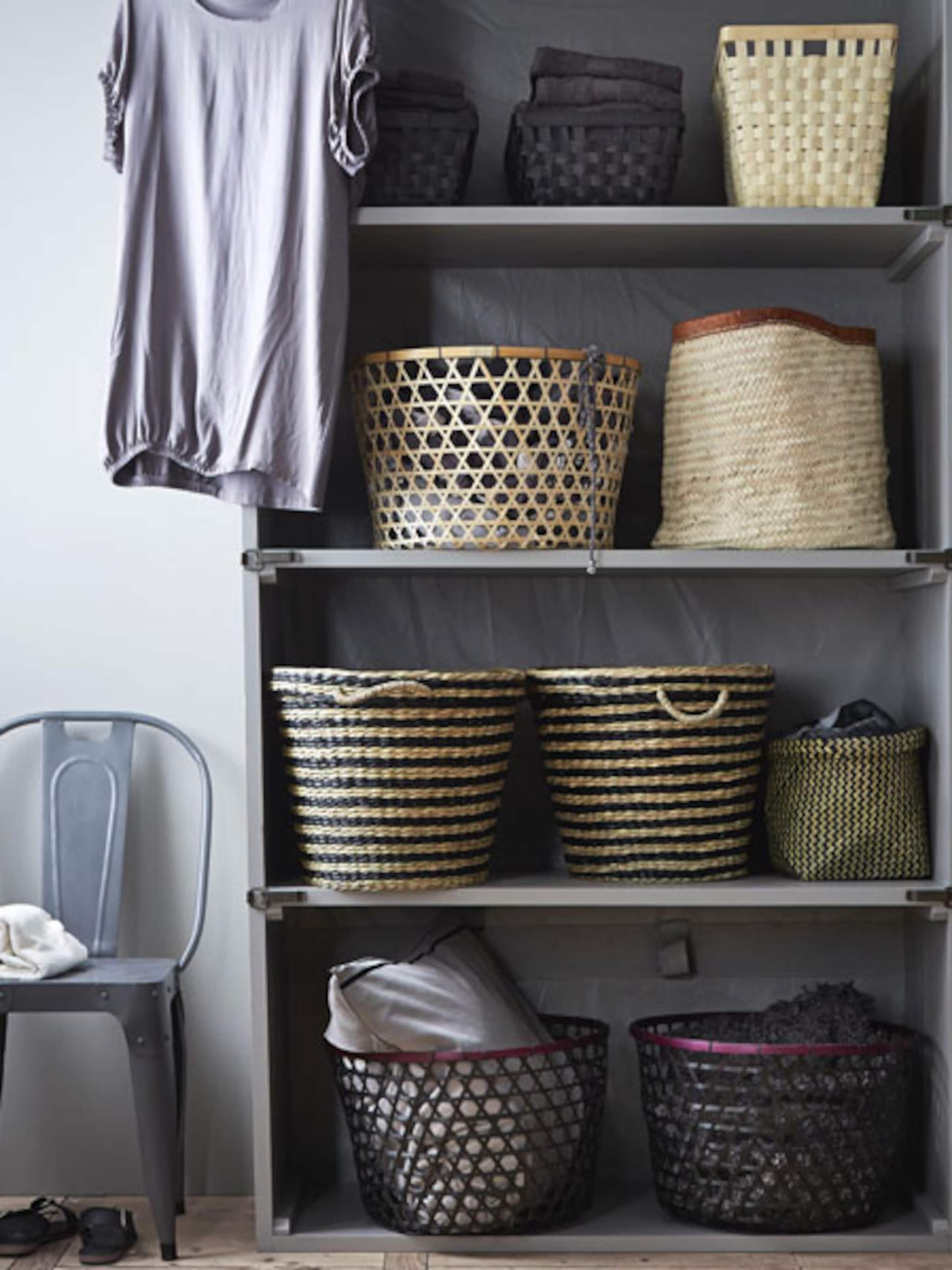 shop de look stellingkast met opbergmanden
