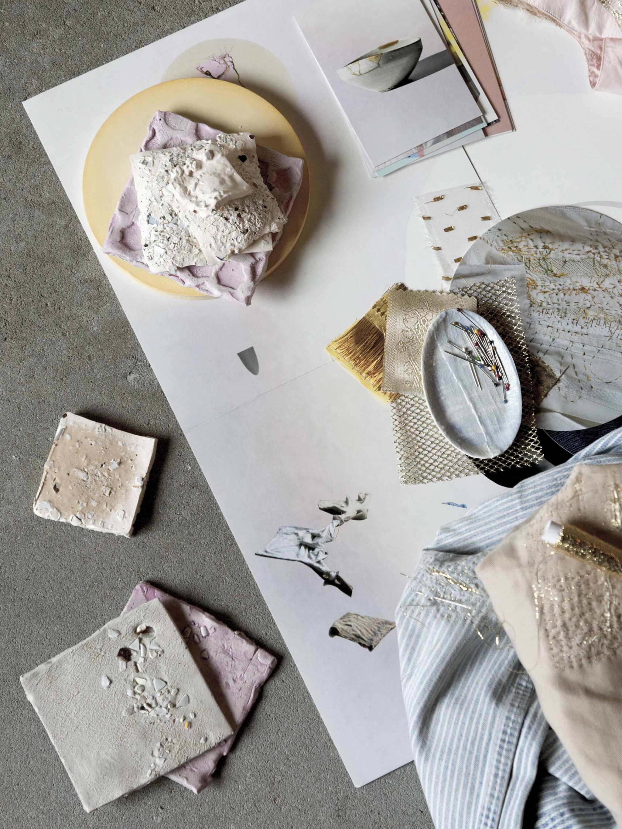 diy tegeltjes van kapot gevallen servies