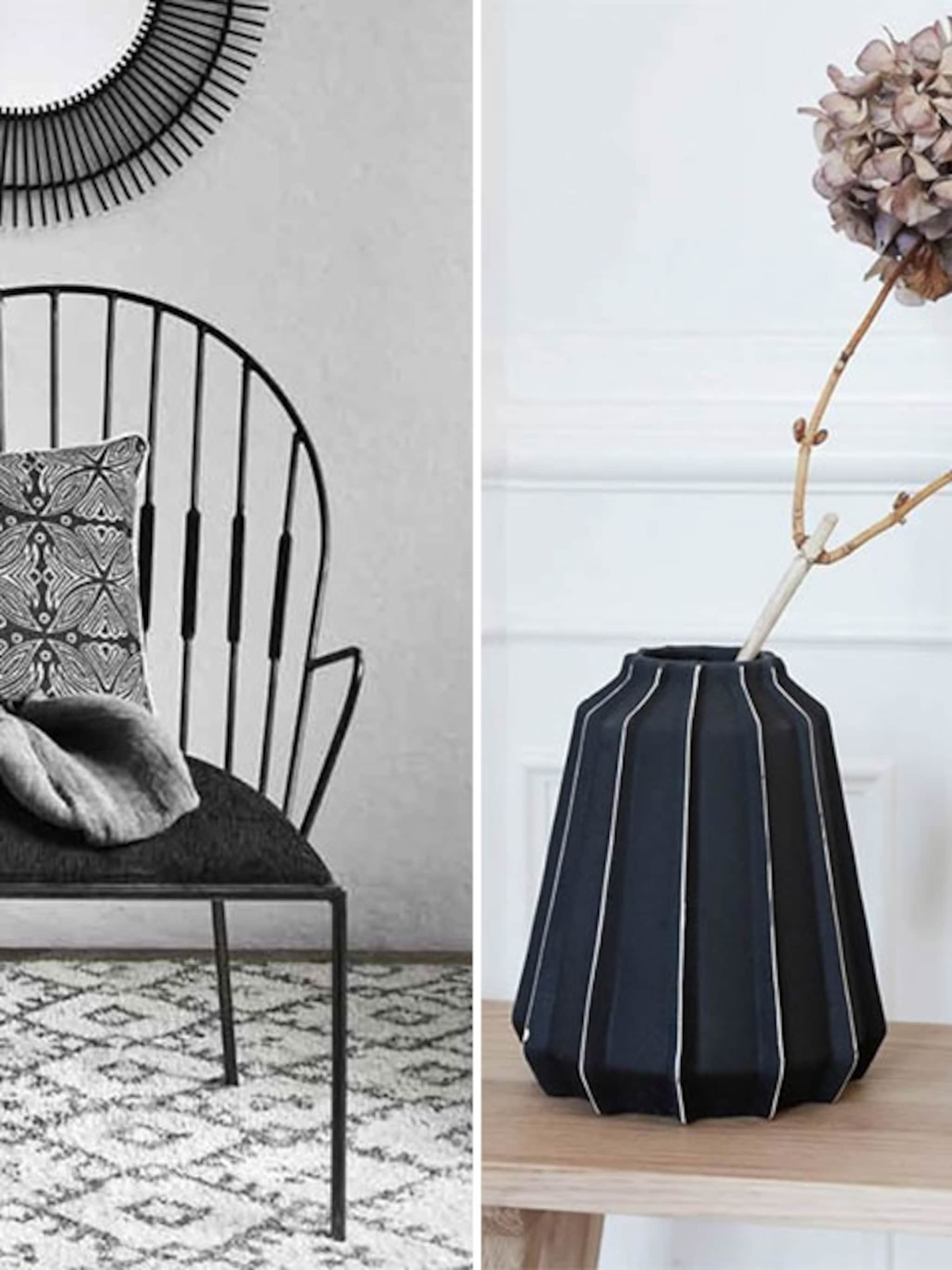 een tijdloos interieur met zwart witte woonaccessoires