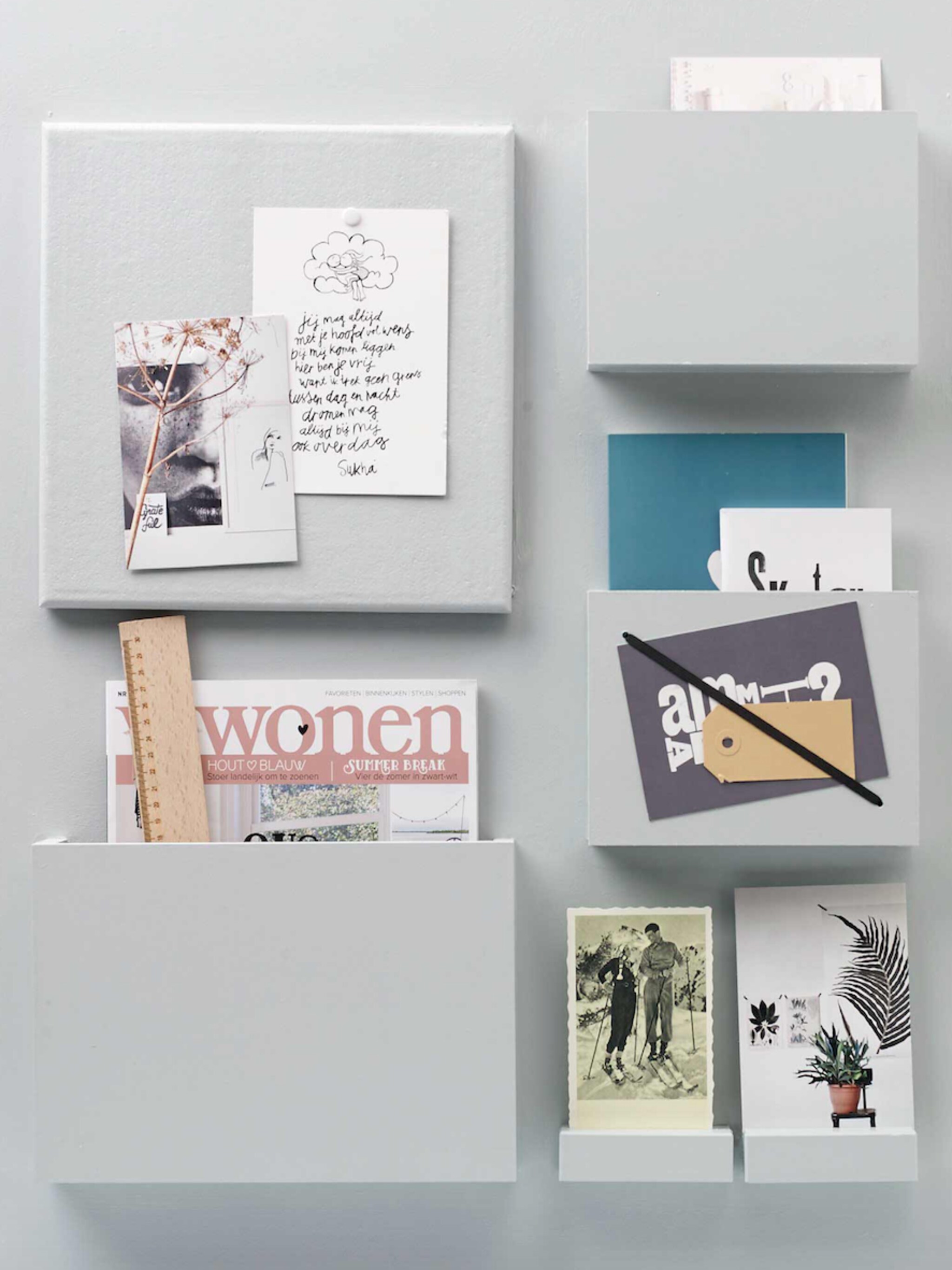 mooi en praktisch maak zelf een memobord