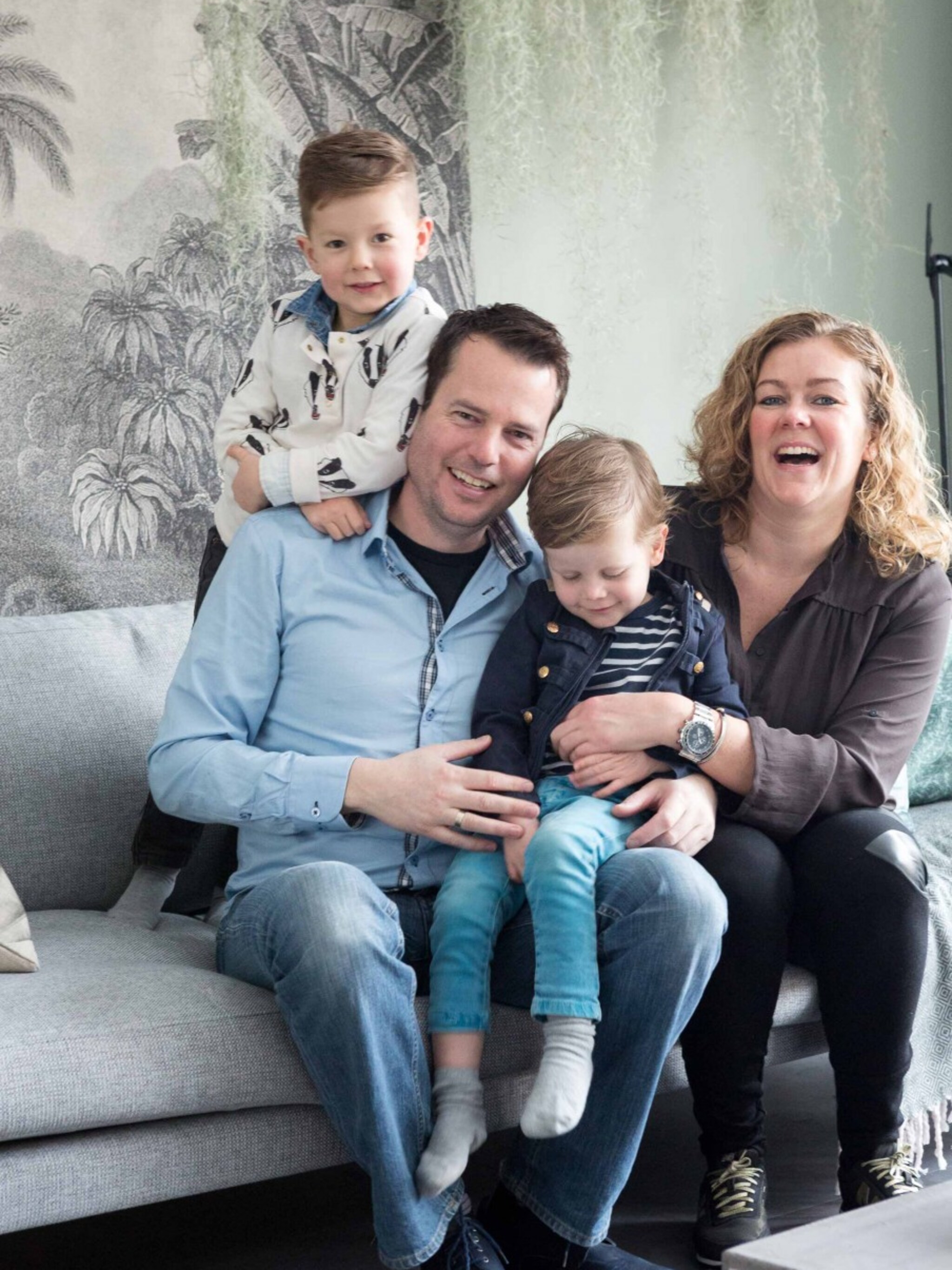 woonkamer wordt exotisch groen paradijs