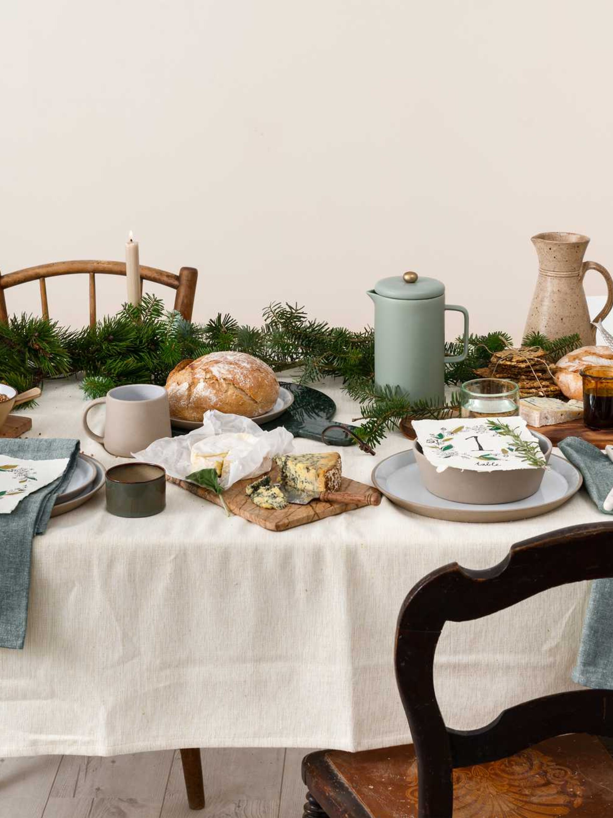 de mooiste ontbijttafel voor kerst