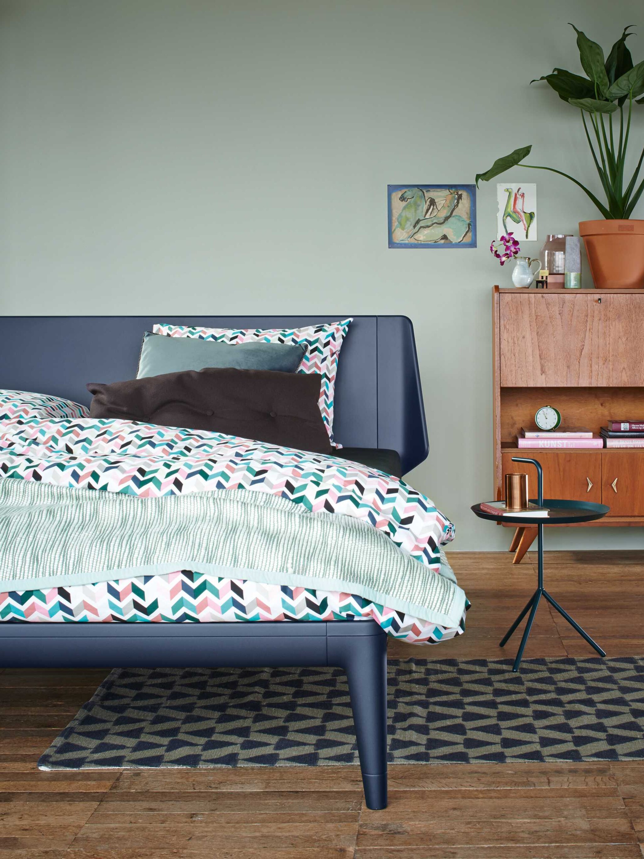 winnen essential night blue bed van auping t w v eur 3 140