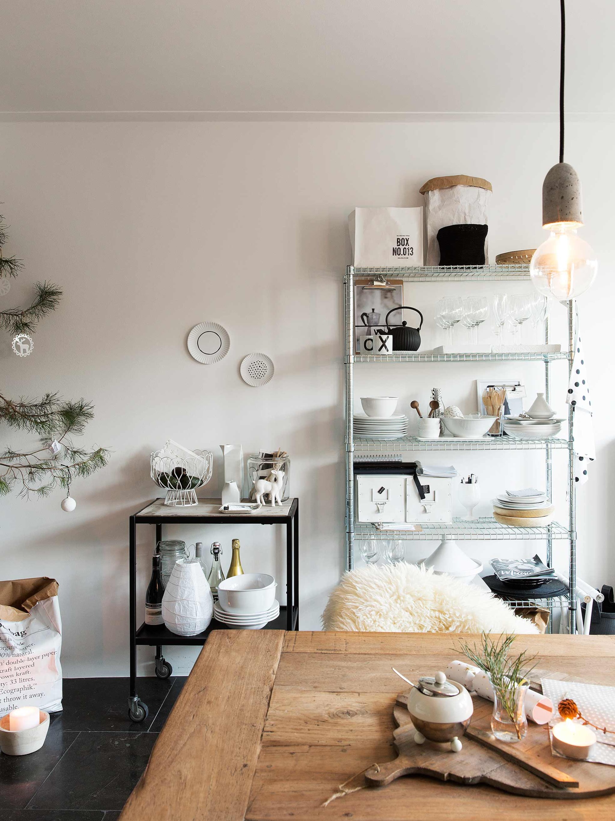 altijd witte kerst in deze lichte rijwoning