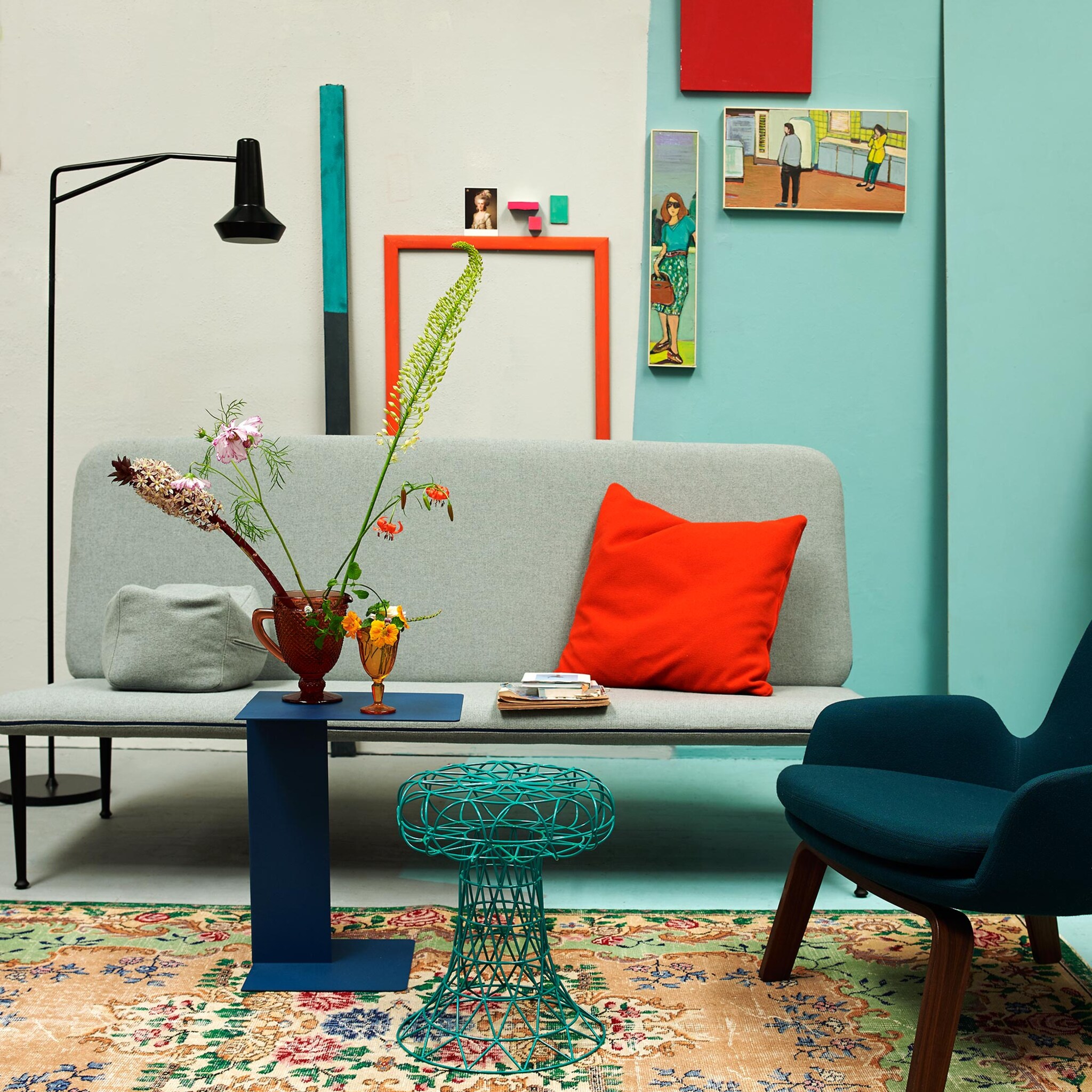 kleuren van het najaar rood oranje en bruin
