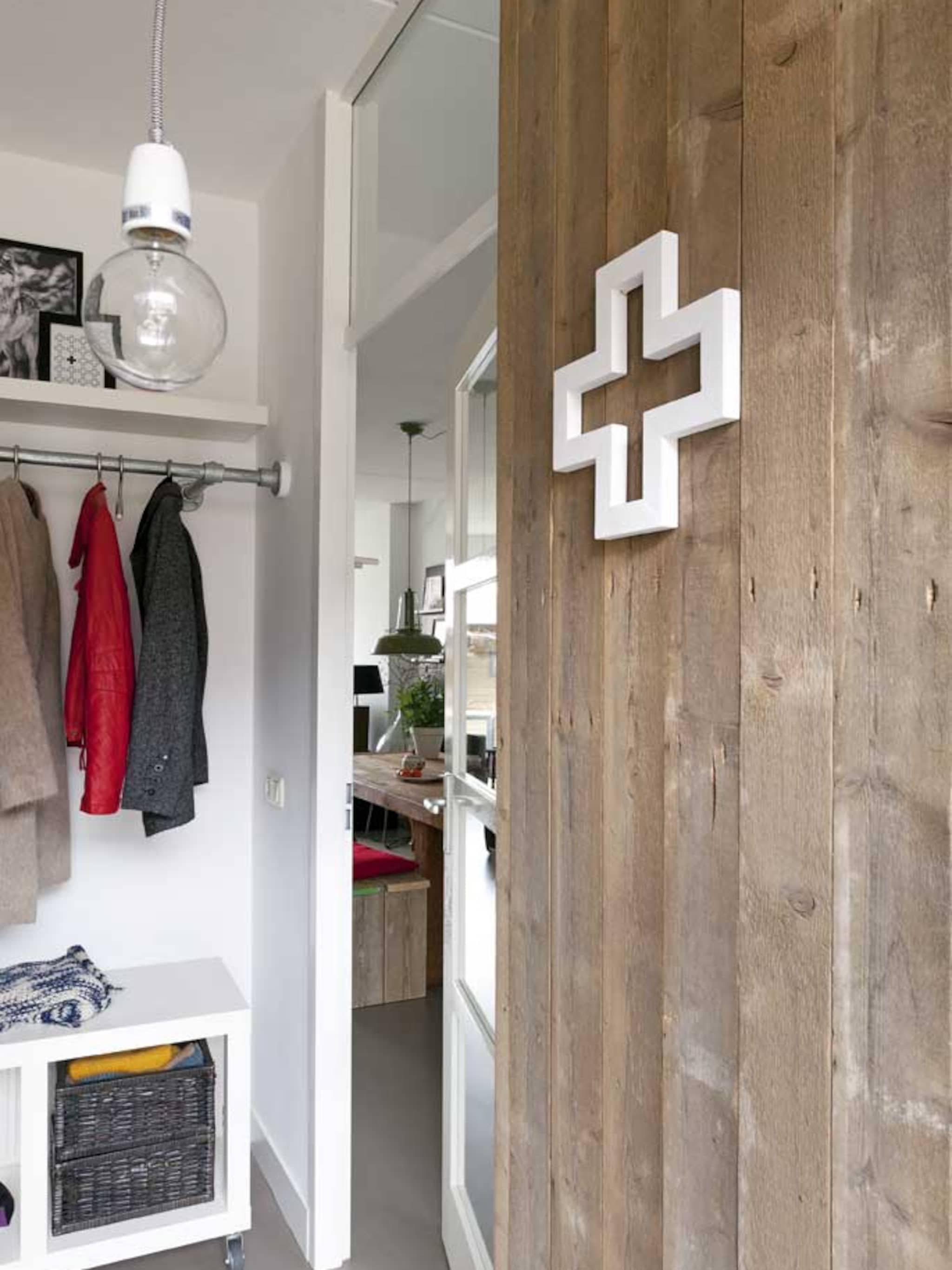 sloophouten muur