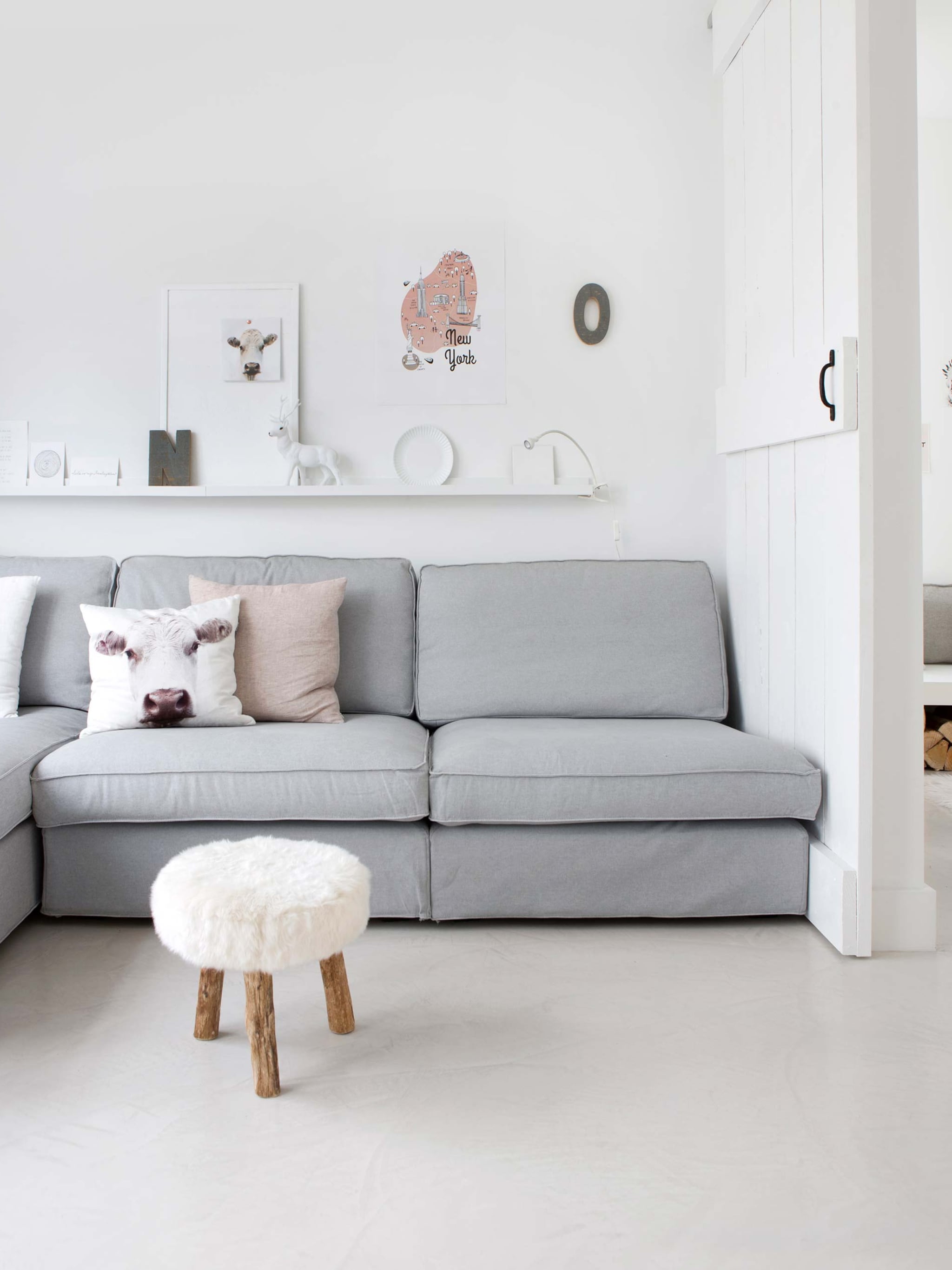 licht huis met stoere elementen