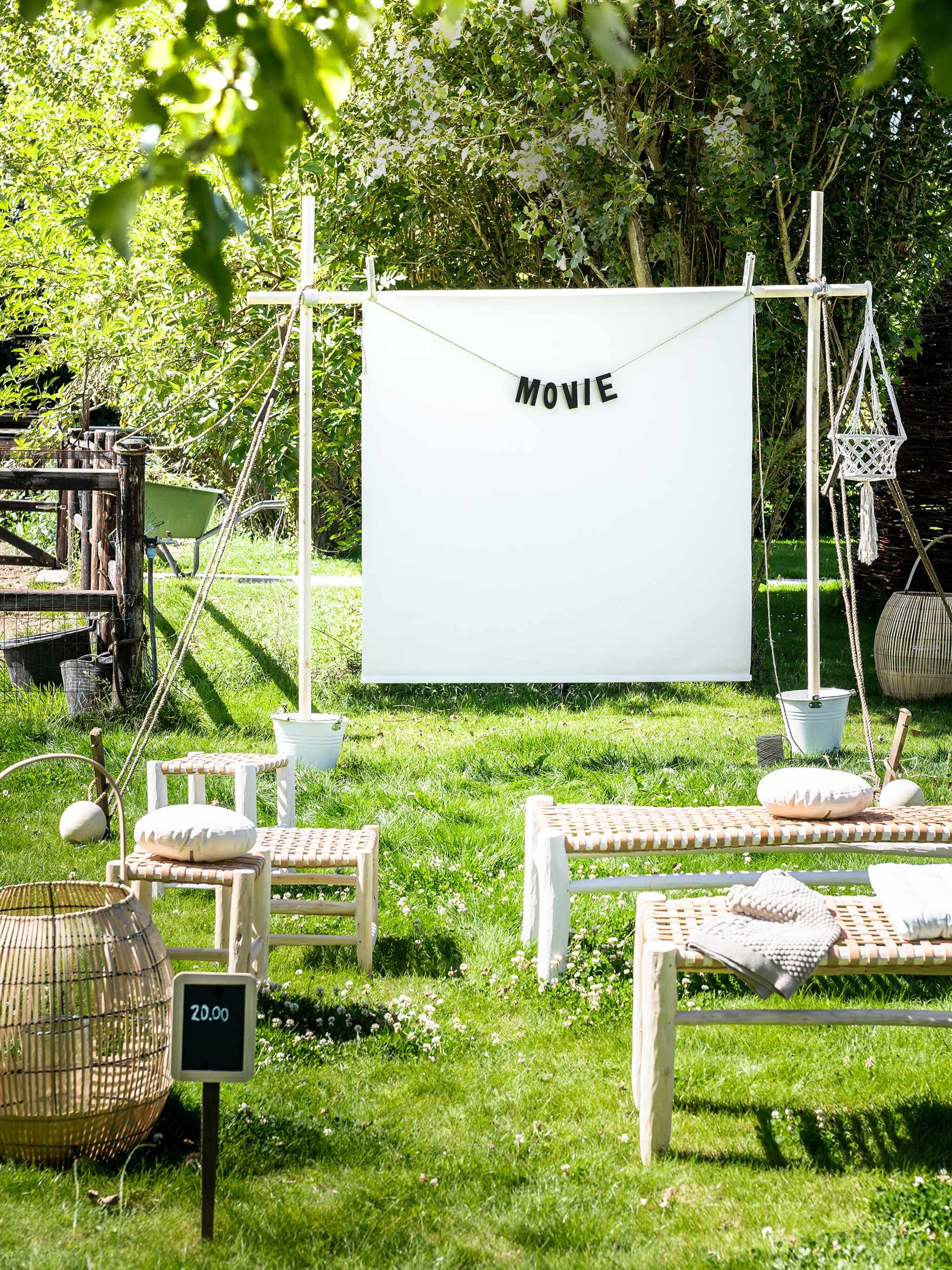 buiten feest diy buitenbioscoop