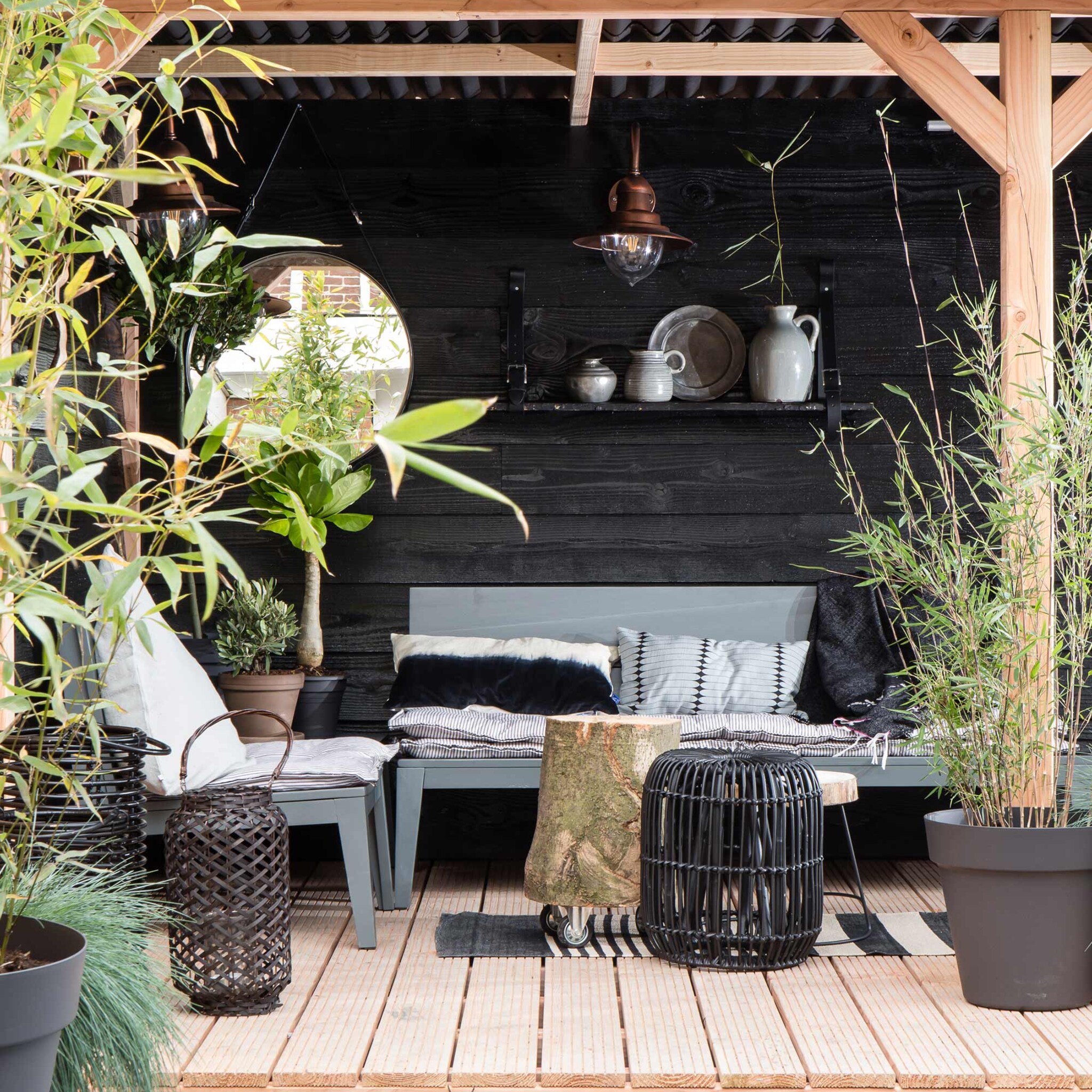 make over van de tuin in een eengezinswoning