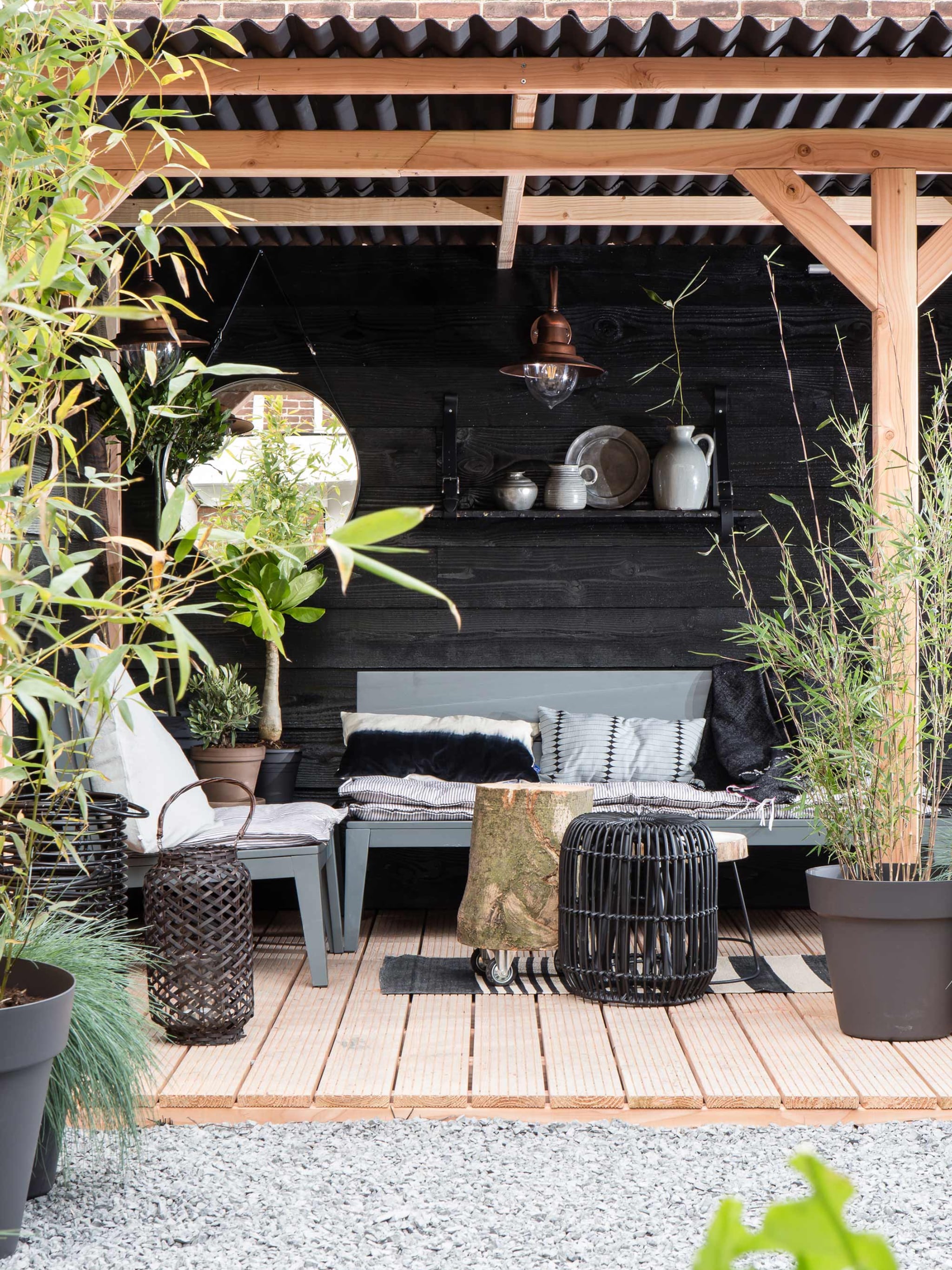 make over van de tuin in een eengezinswoning
