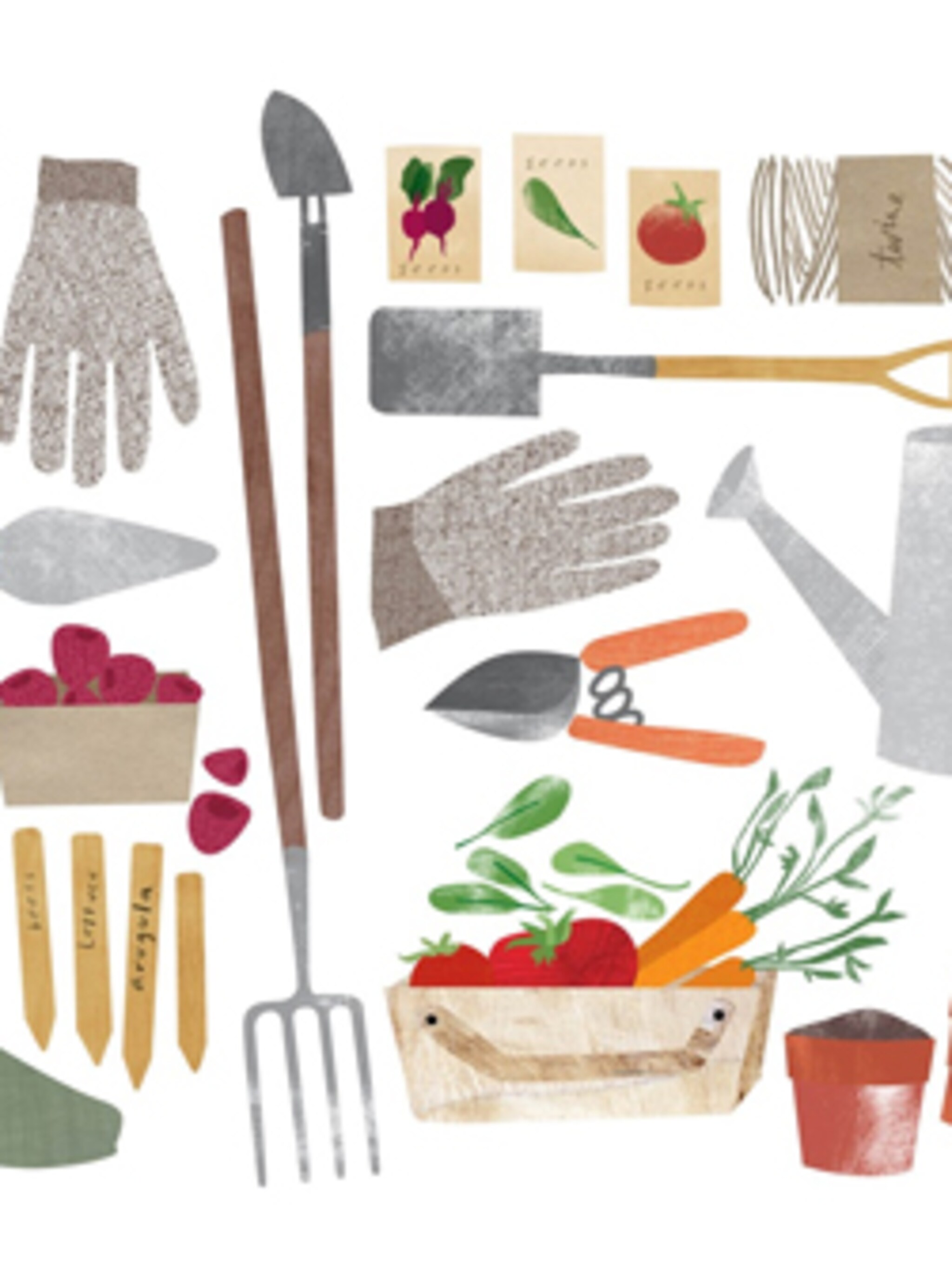 illustraties van tuinen