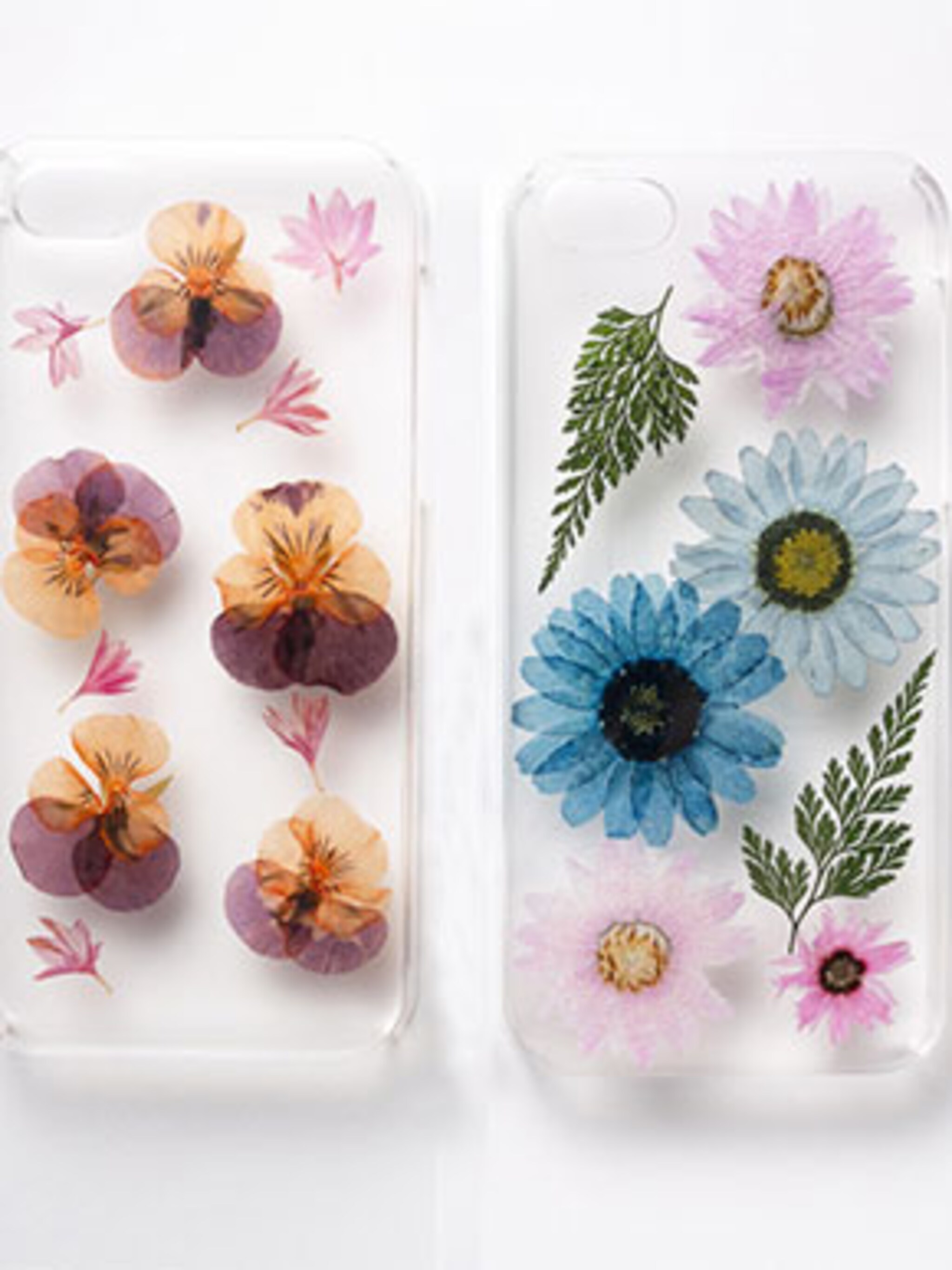 smartphonehoesje met droogbloemen